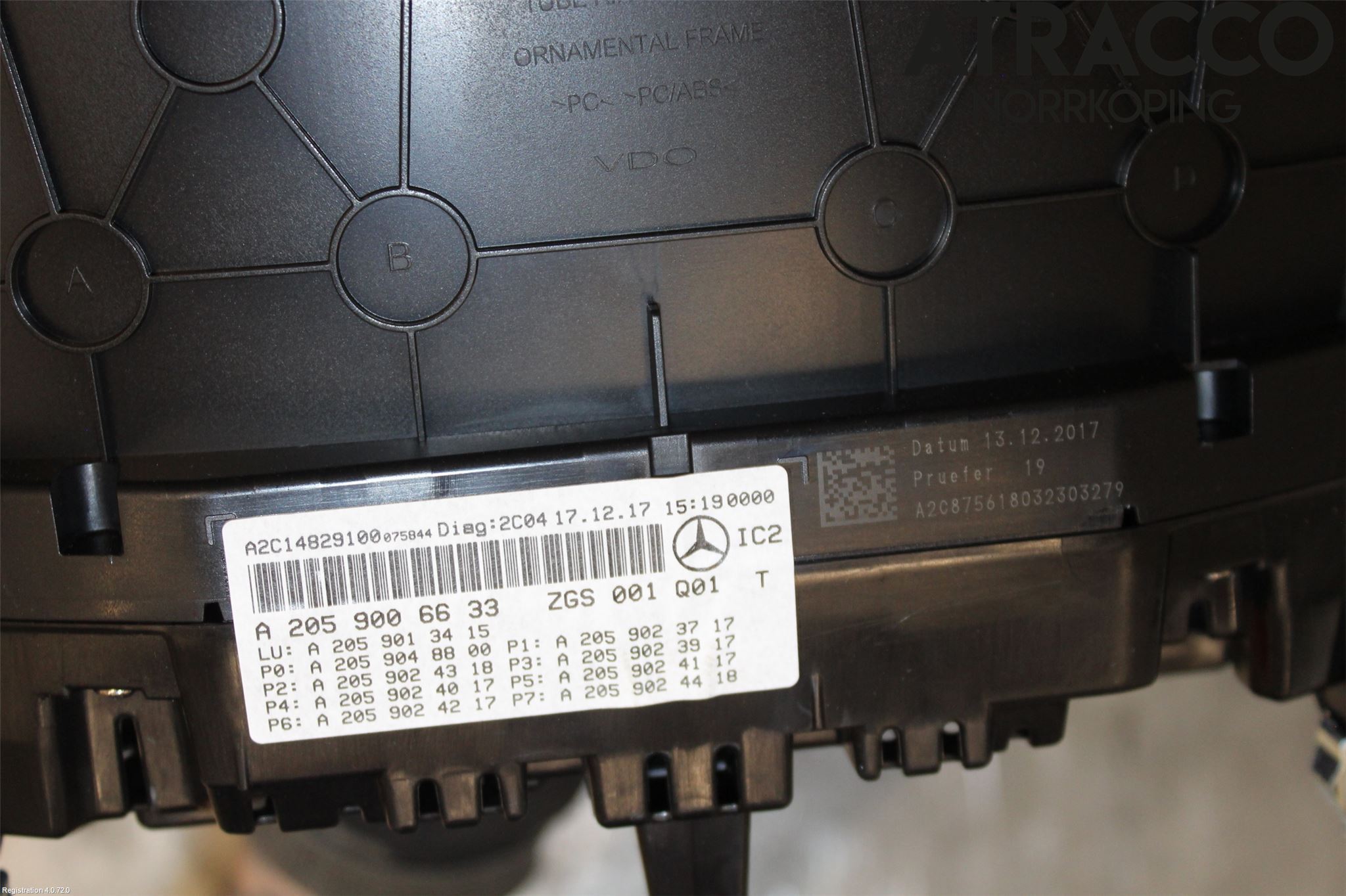 Mercedes-Benz MB C-KLASS (W205) 14-21 Instrument Komb