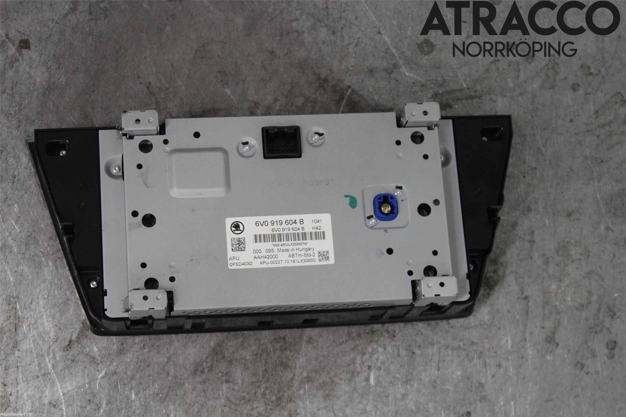 Skoda FABIA 15-21 Multifunktionsdisplay