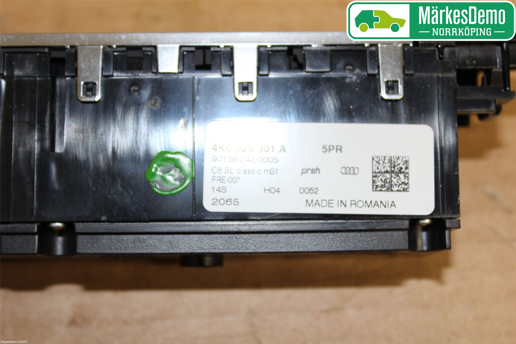 Audi A6 F2/C8 19- Strömställare Multifunktion