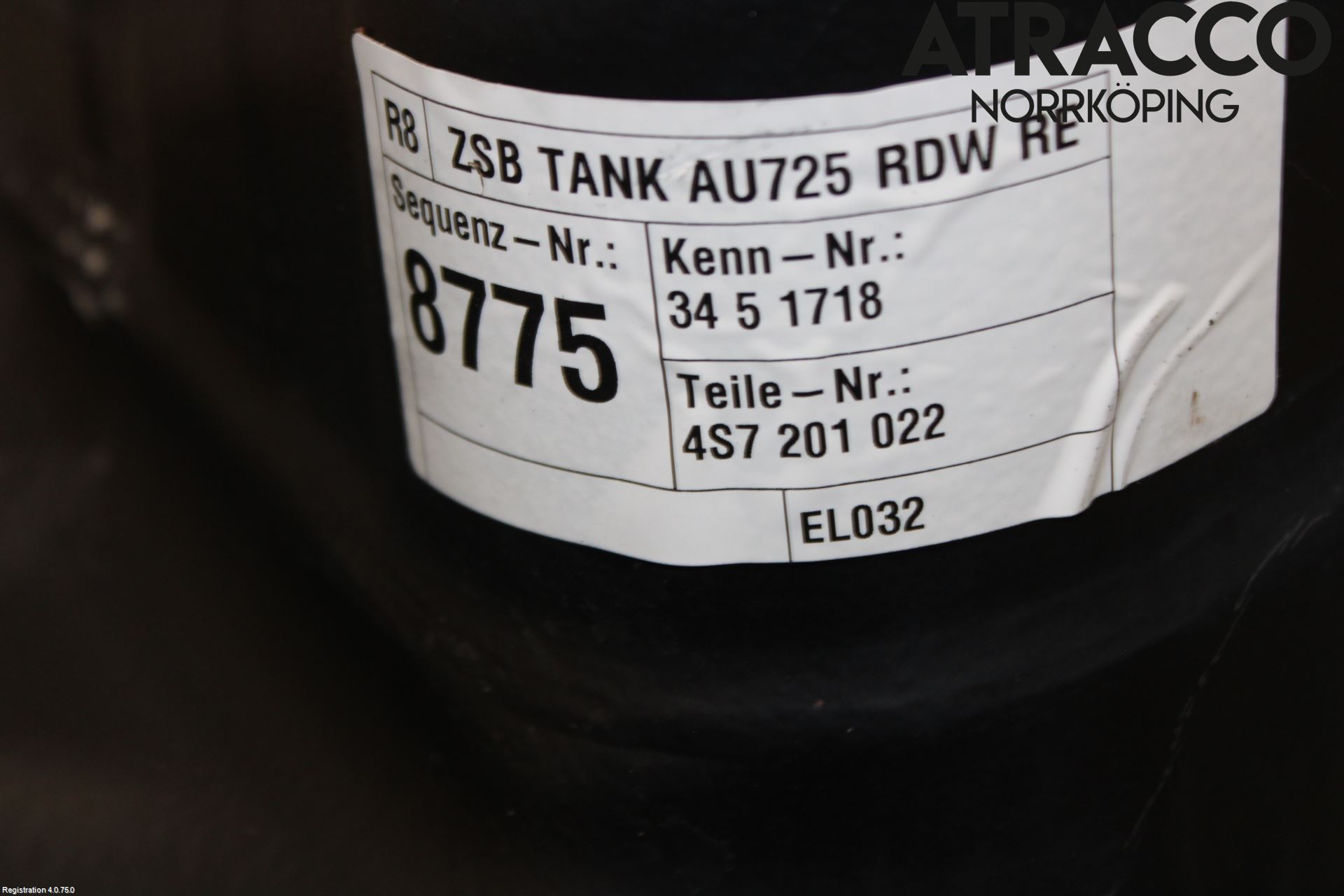 Audi R8 Bränsletank Insprutning