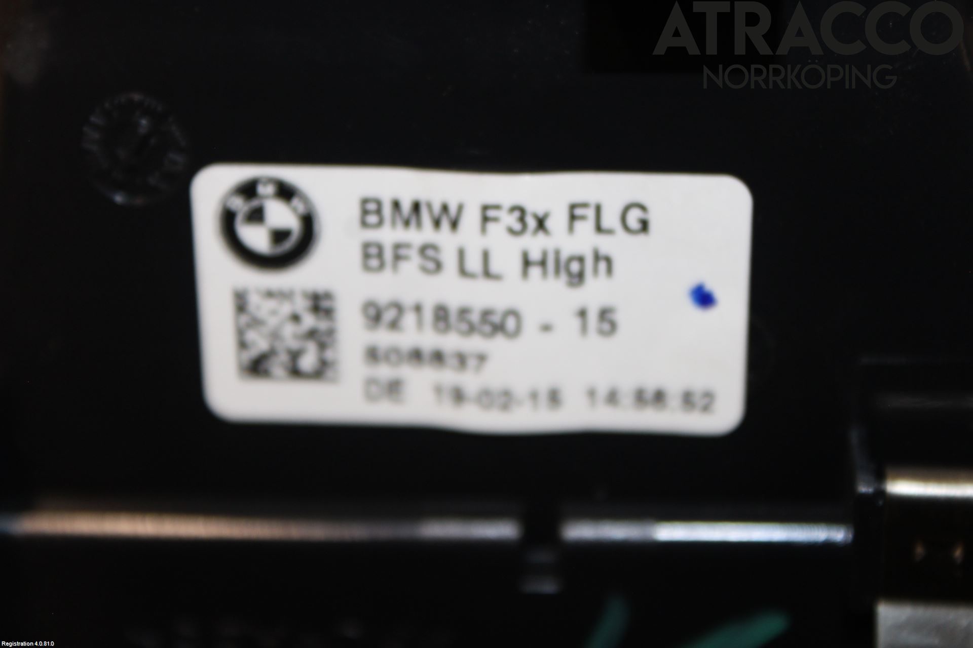 BMW 3 F30/F31/F80 12-19 Defrosterkanal-Munstycke