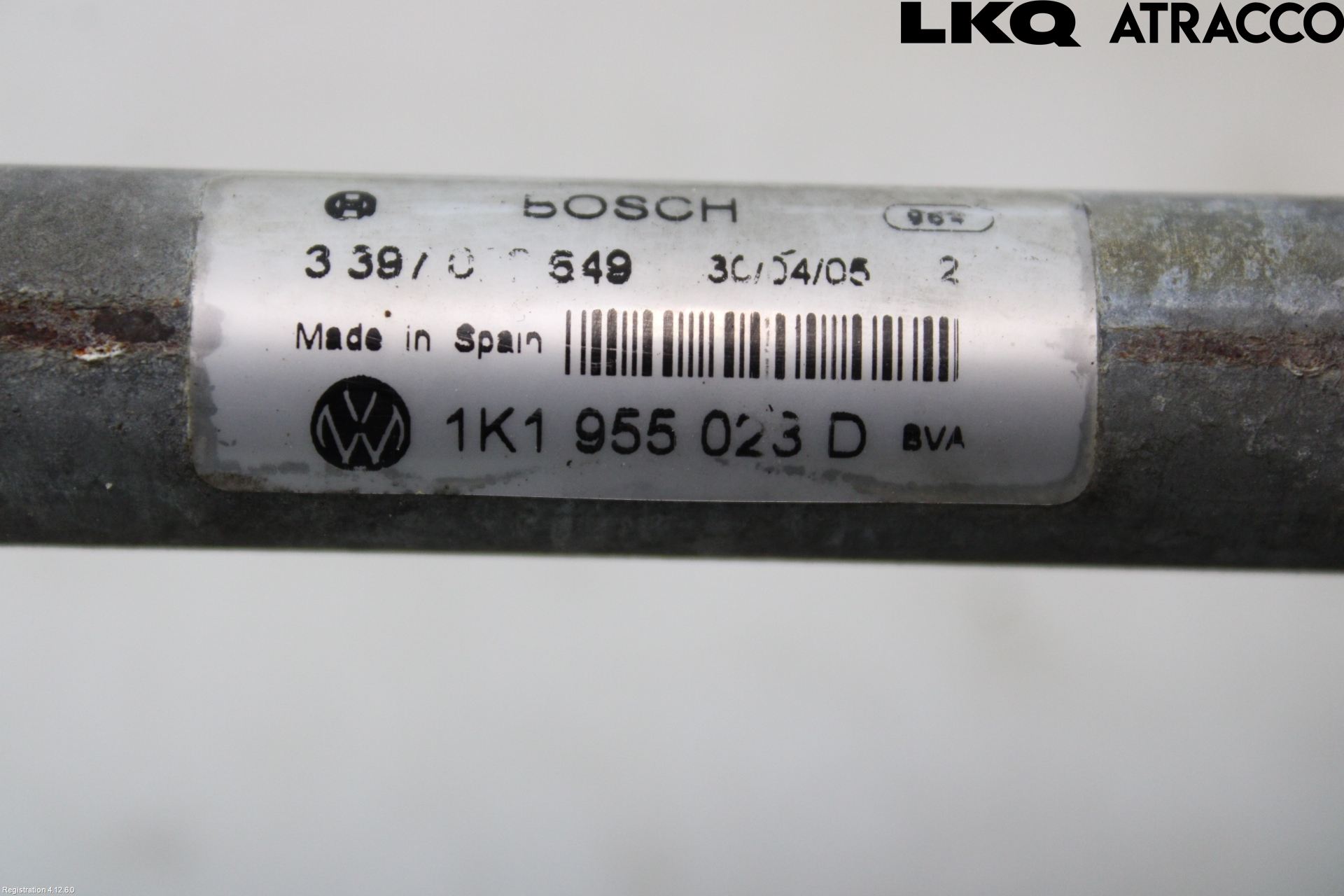 Volkswagen VW GOLF V 04-09 Torkarmekanism Vindruta