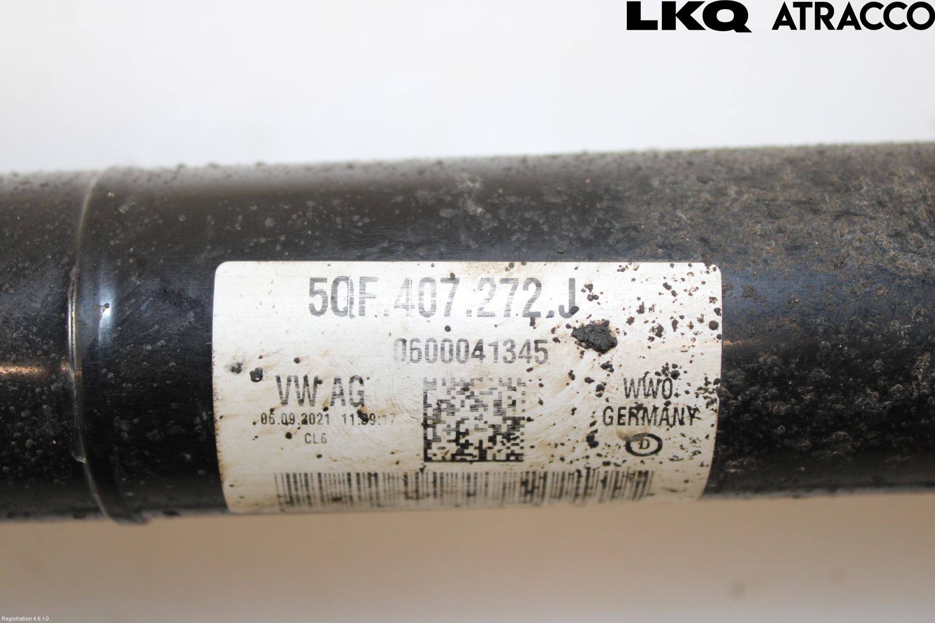 Volkswagen VW CADDY 21- Drivaxel Fram Höger