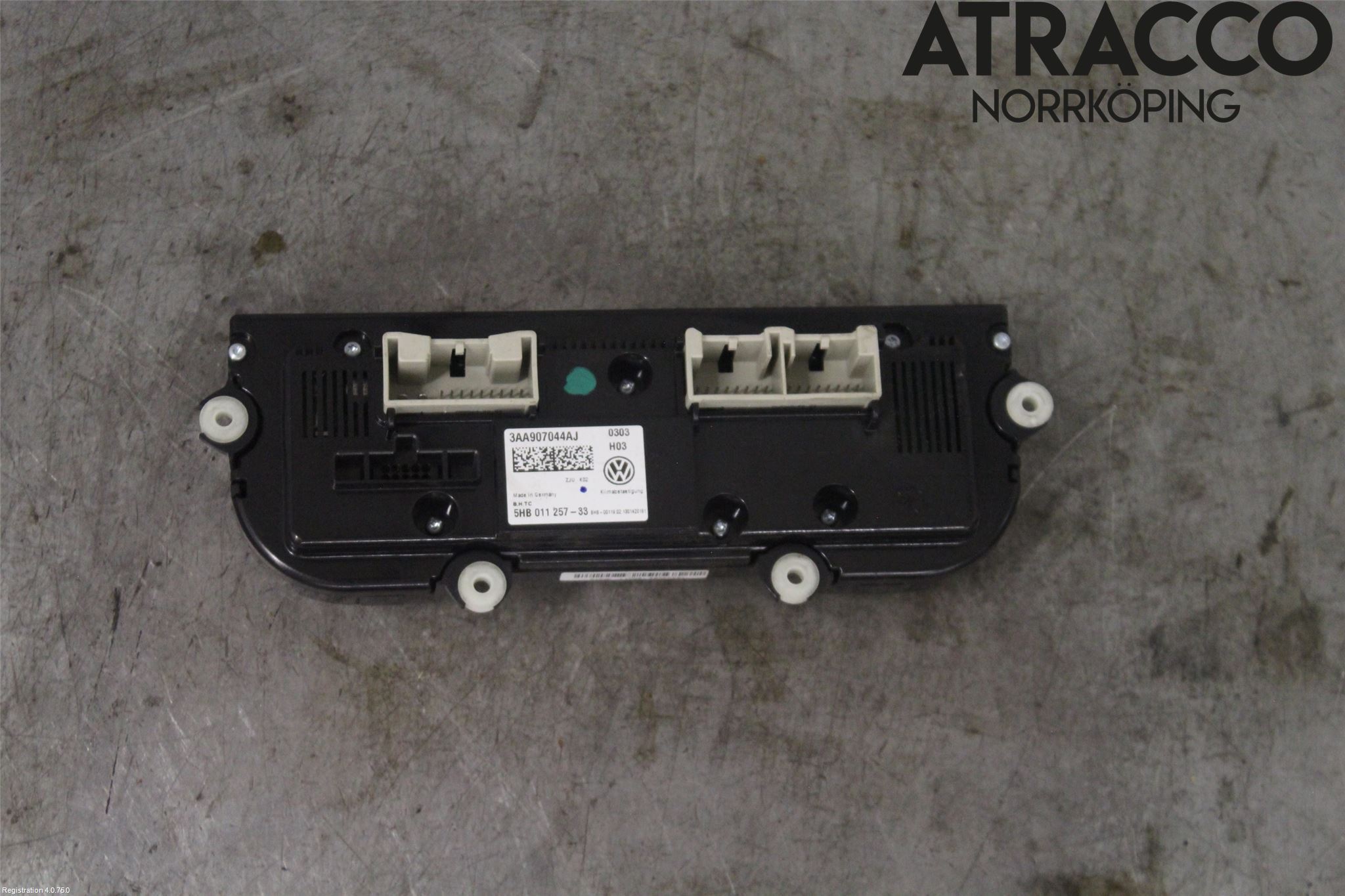 Volkswagen VW PASSAT 11-14 Värmereglage