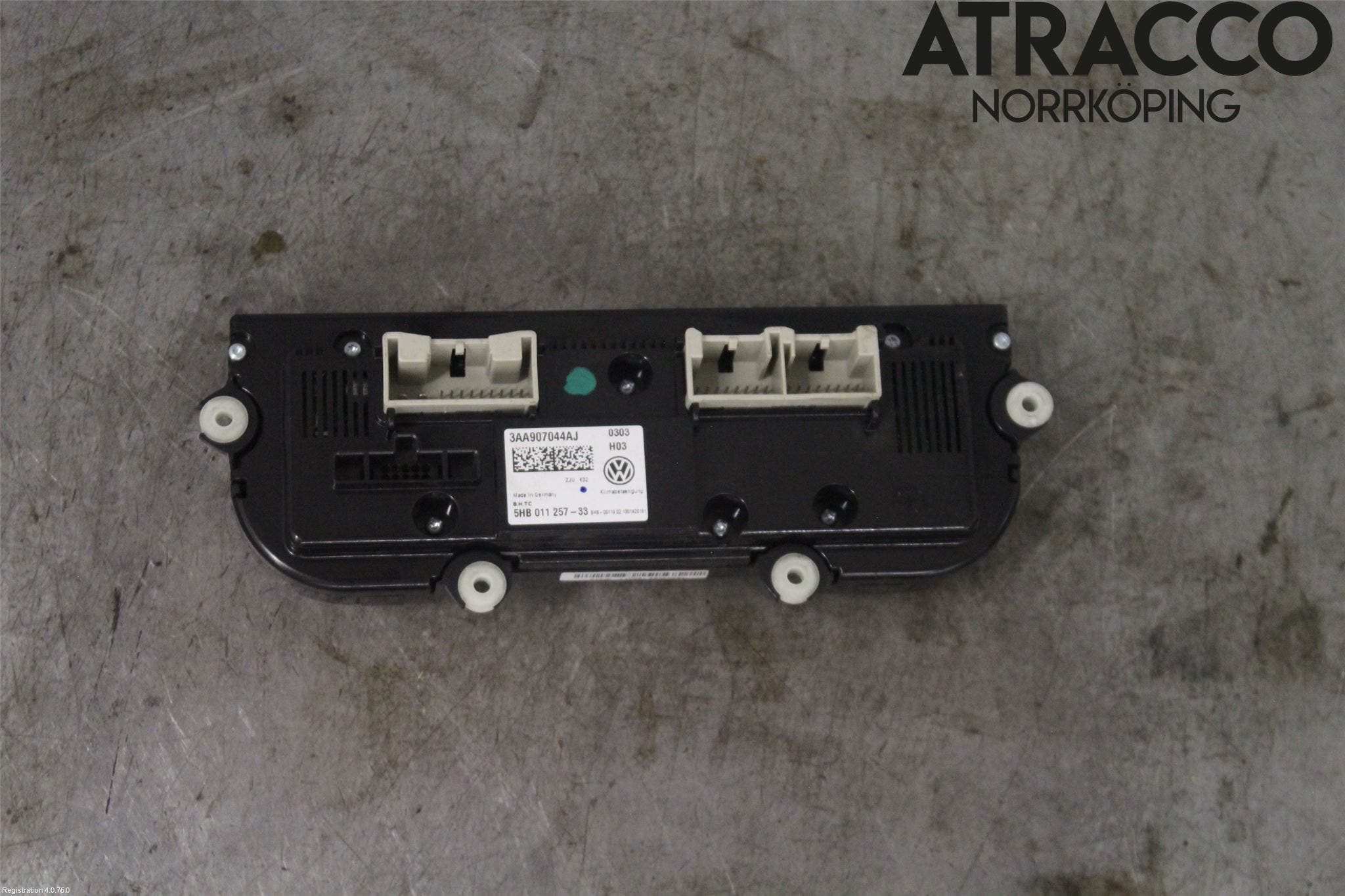 Volkswagen VW PASSAT 11-14 Värmereglage