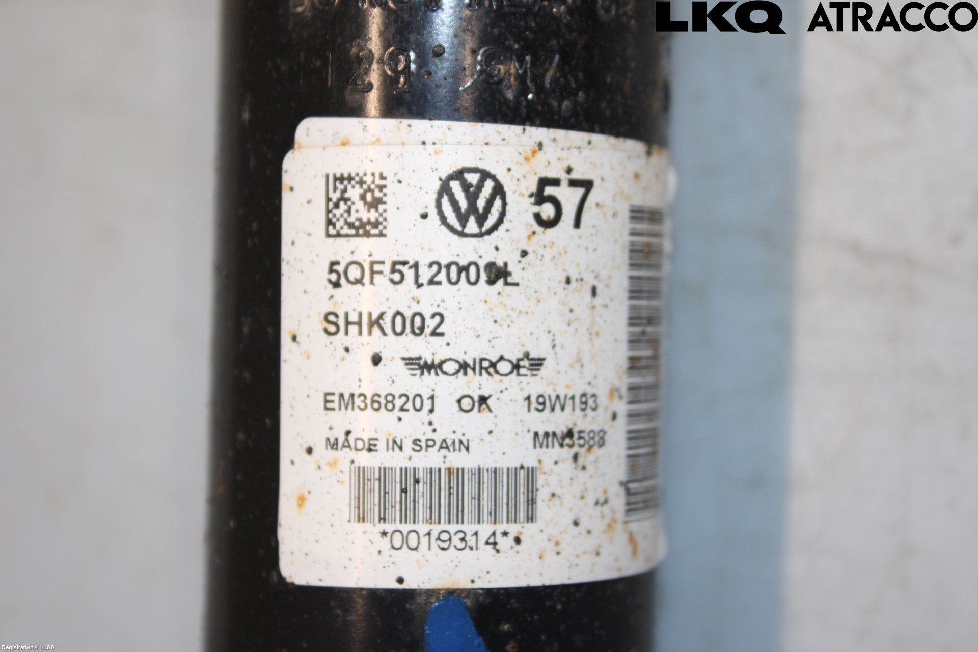 Skoda KODIAQ 17-24 Stötdämpare Bak