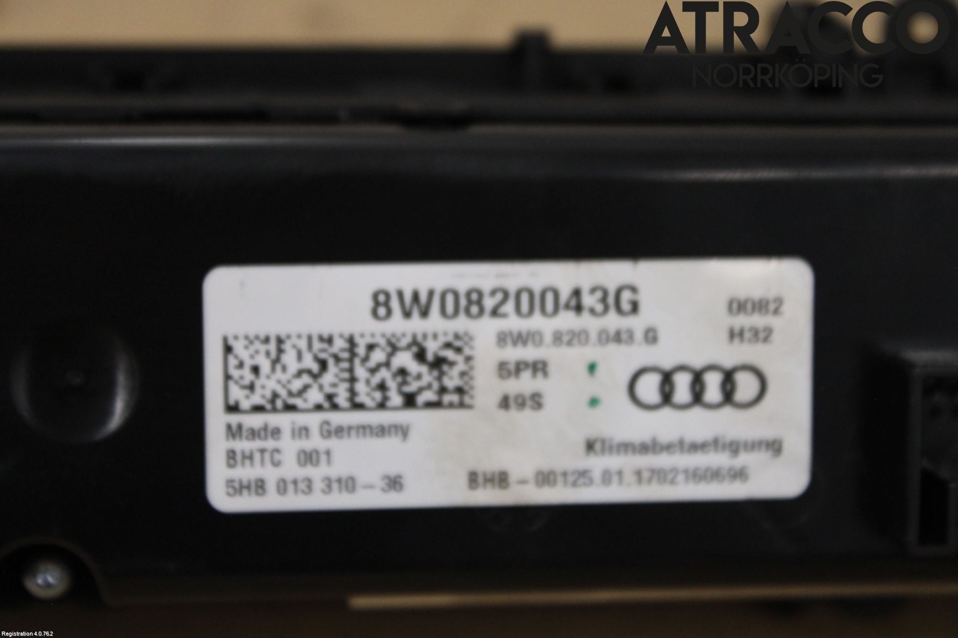 Audi A5 17- Värmereglage