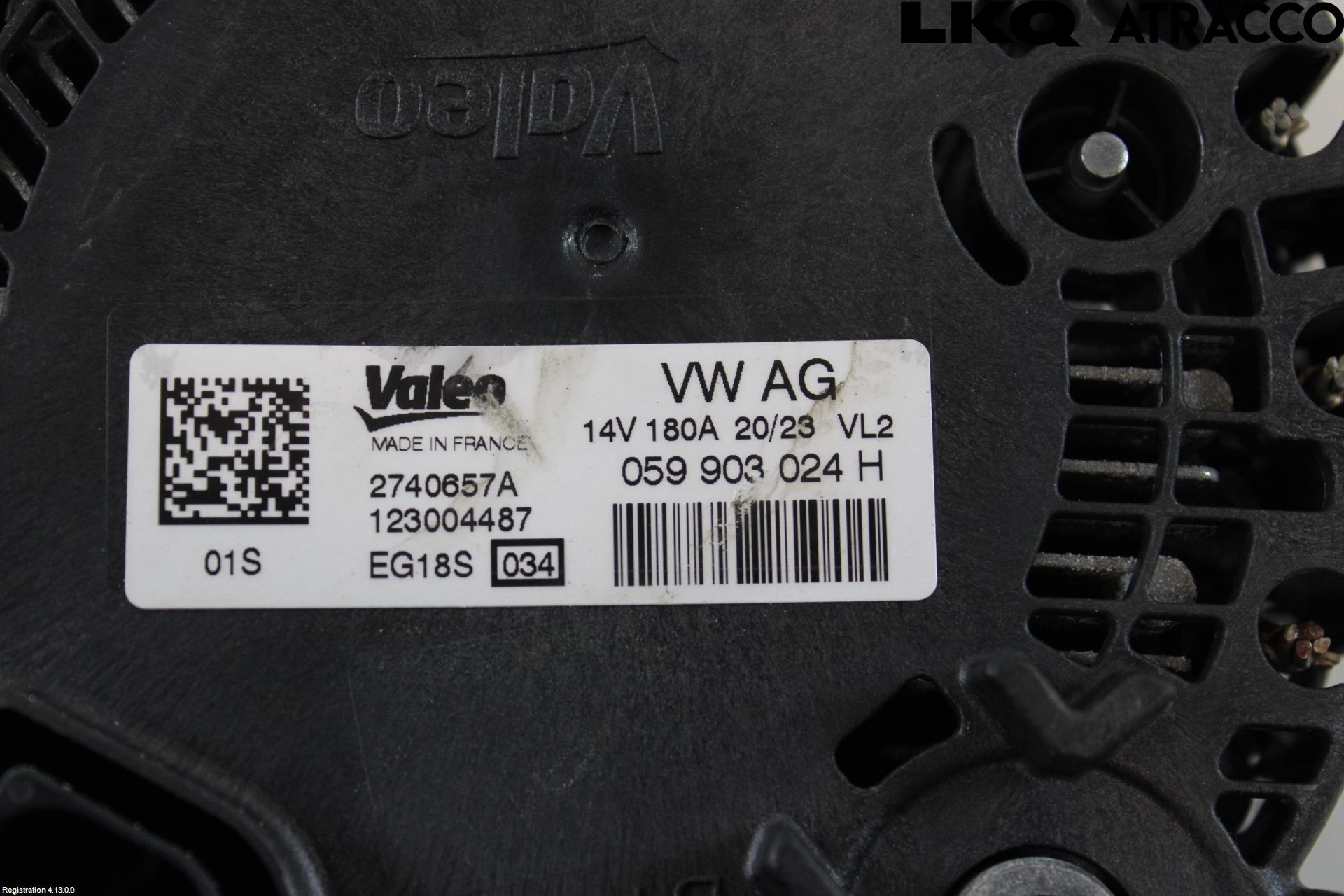 Volkswagen VW TOUAREG CR 18- Generator