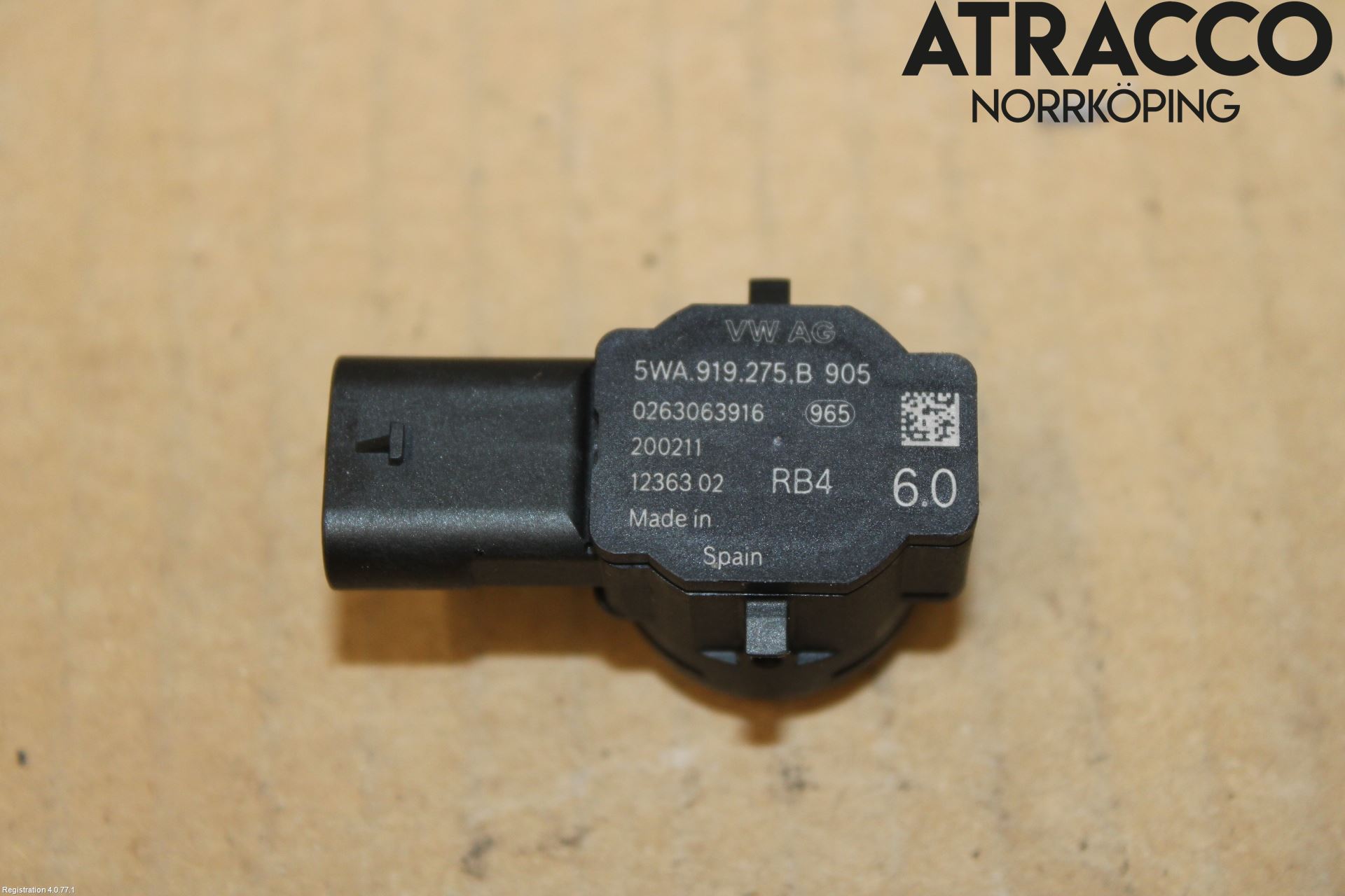Volkswagen VW GOLF / E-GOLF VIII 20- Parkeringshjälp Backsensor