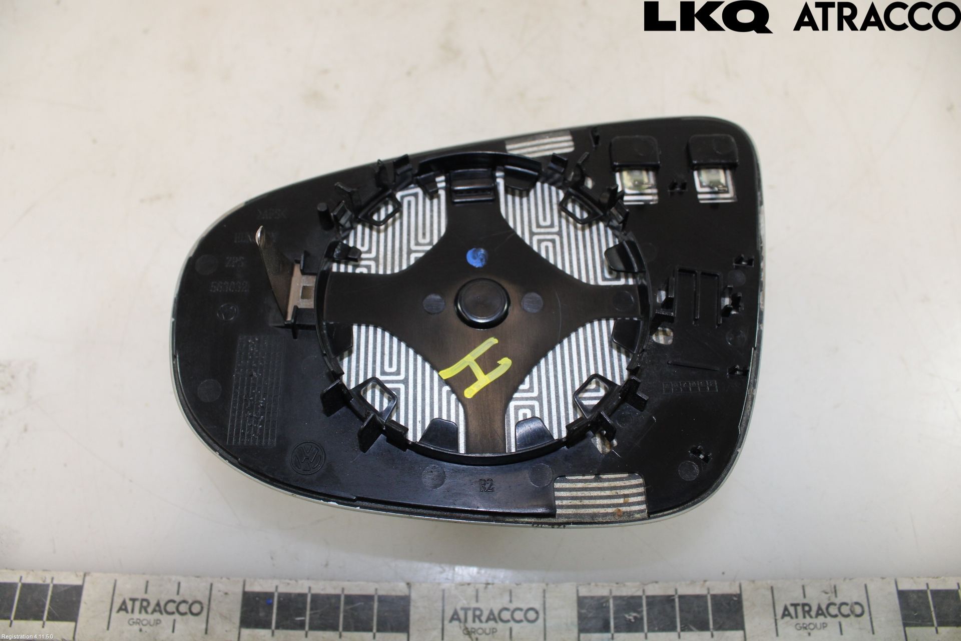 Volkswagen VW GOLF VI 09-13 Spegelglas Hö