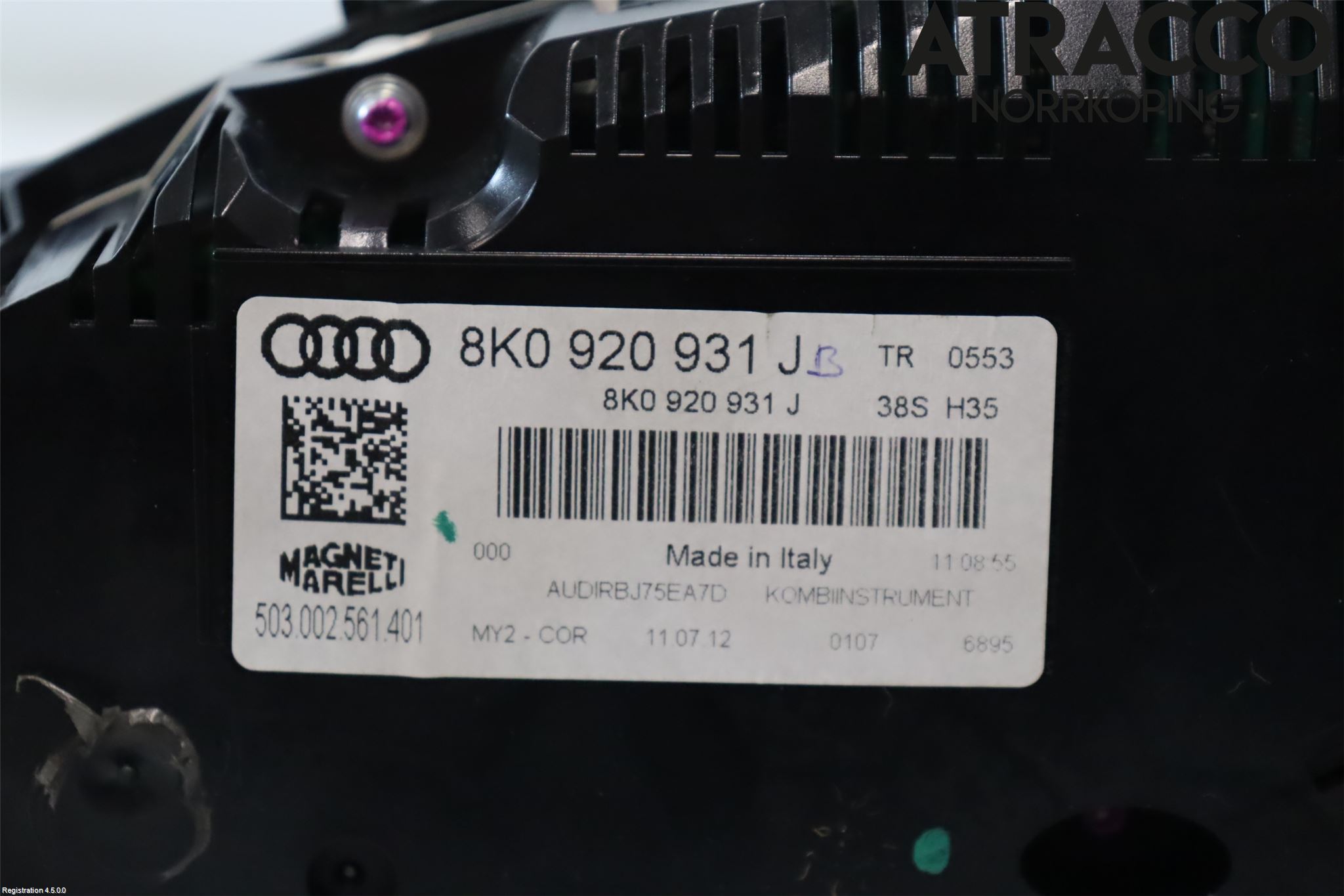 Audi A4 12-15 Instrument Komb