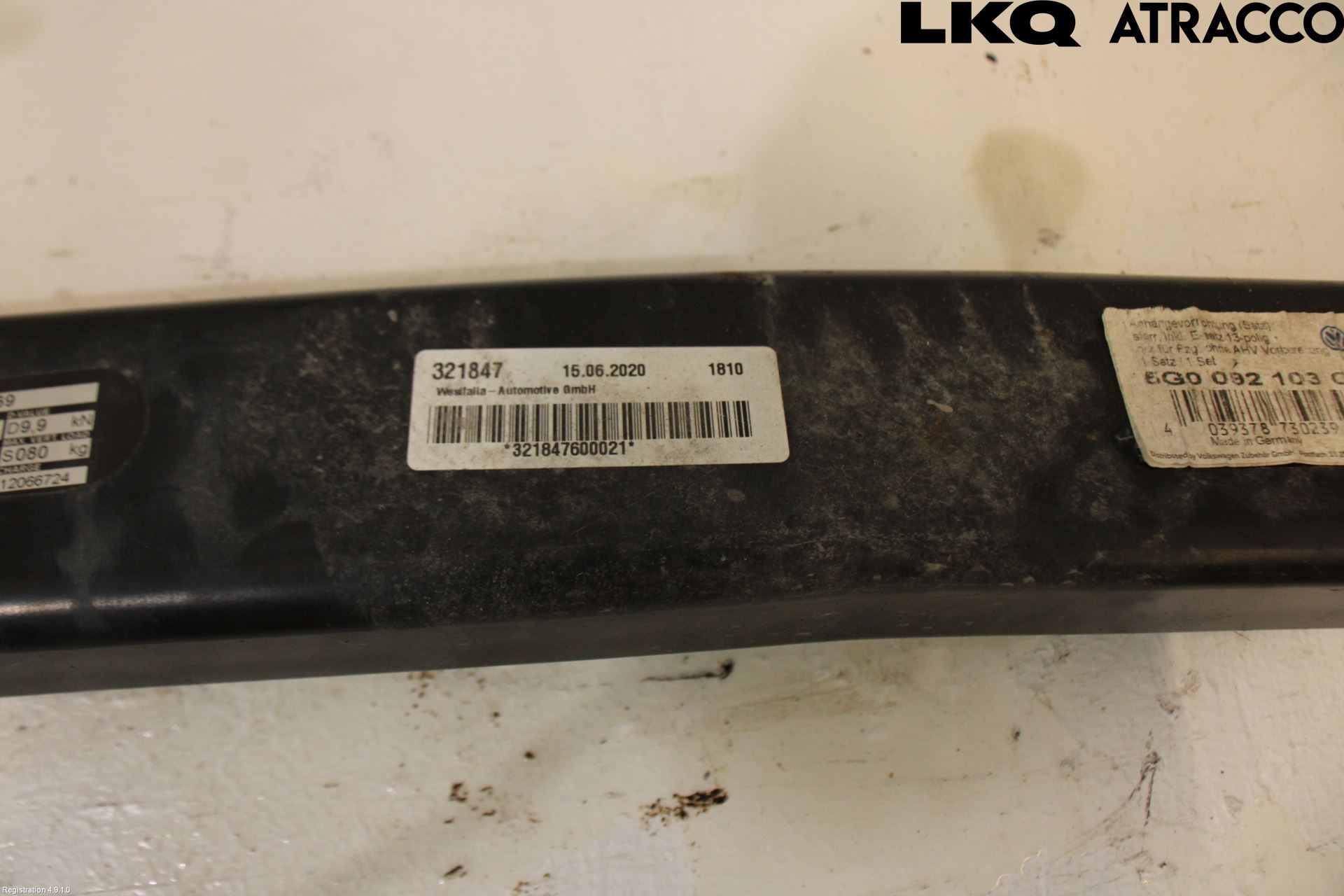 Volkswagen VW GOLF / E-GOLF VII 13-20 Dragkrok