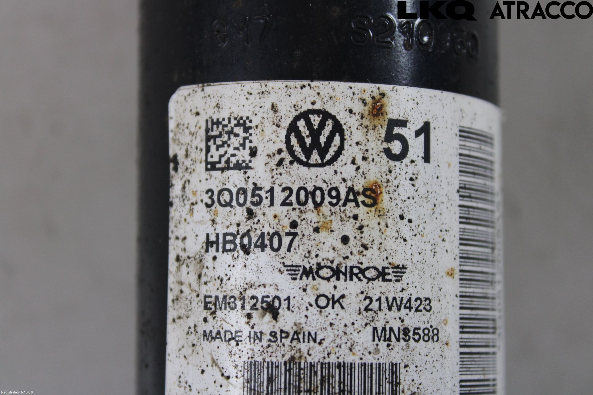 Volkswagen VW ARTEON 17- Stötdämpare Bak
