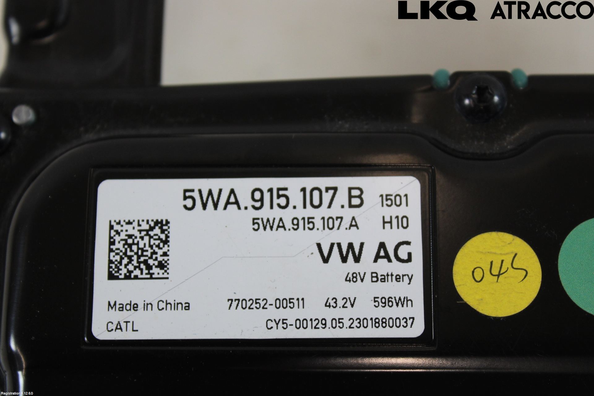 Volkswagen VW GOLF / E-GOLF VIII 20- Batteri Högspänning
