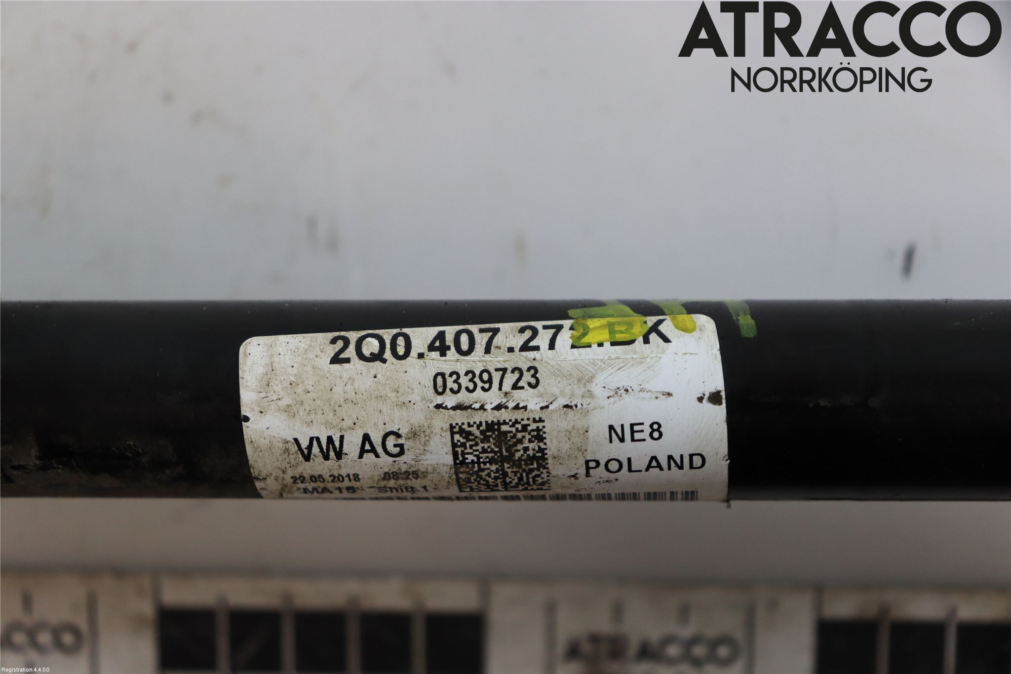 Volkswagen VW POLO VI 18->> Drivaxel Fram Höger