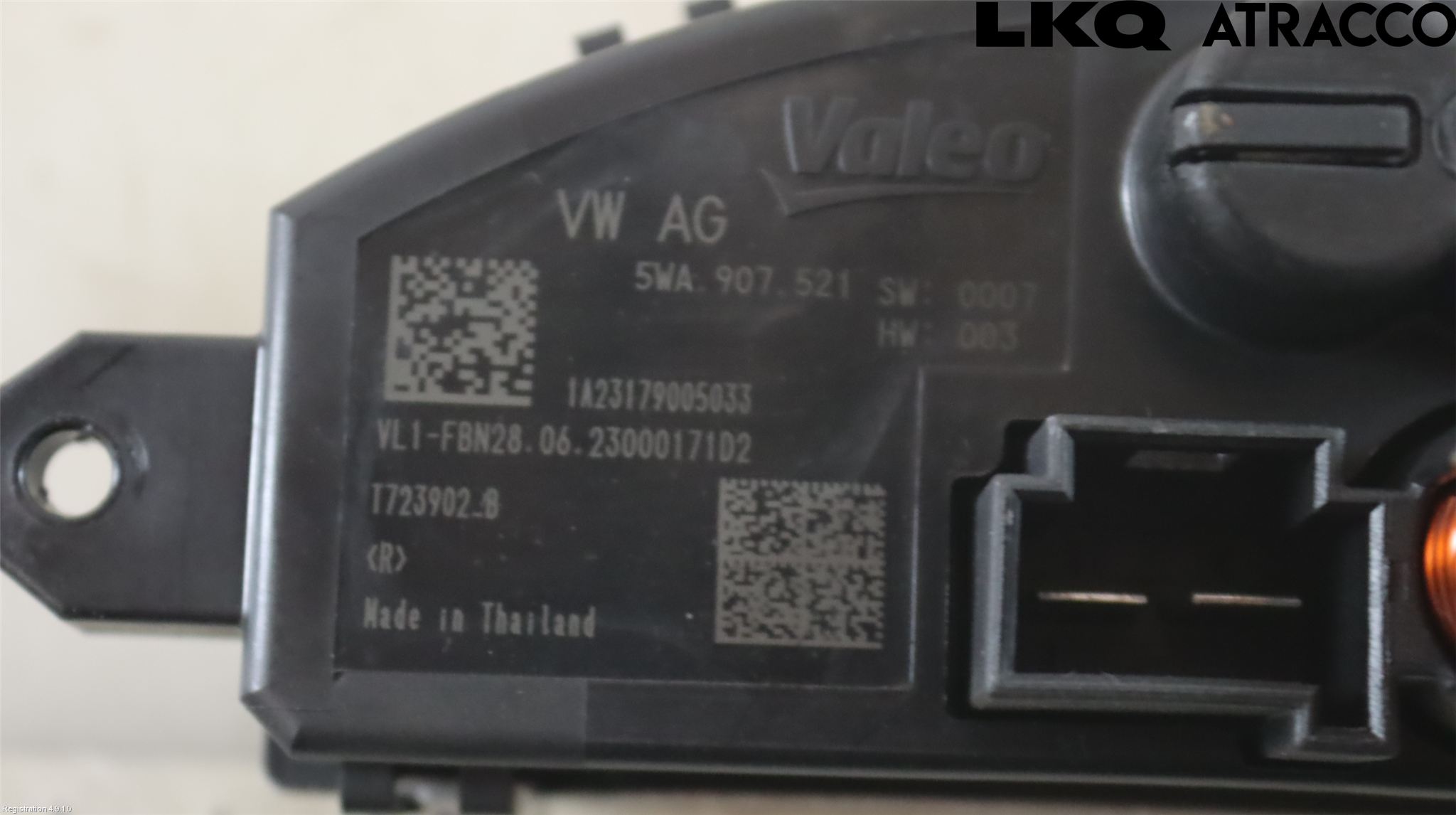 Skoda SCALA 19- Värmefläktsmotstånd