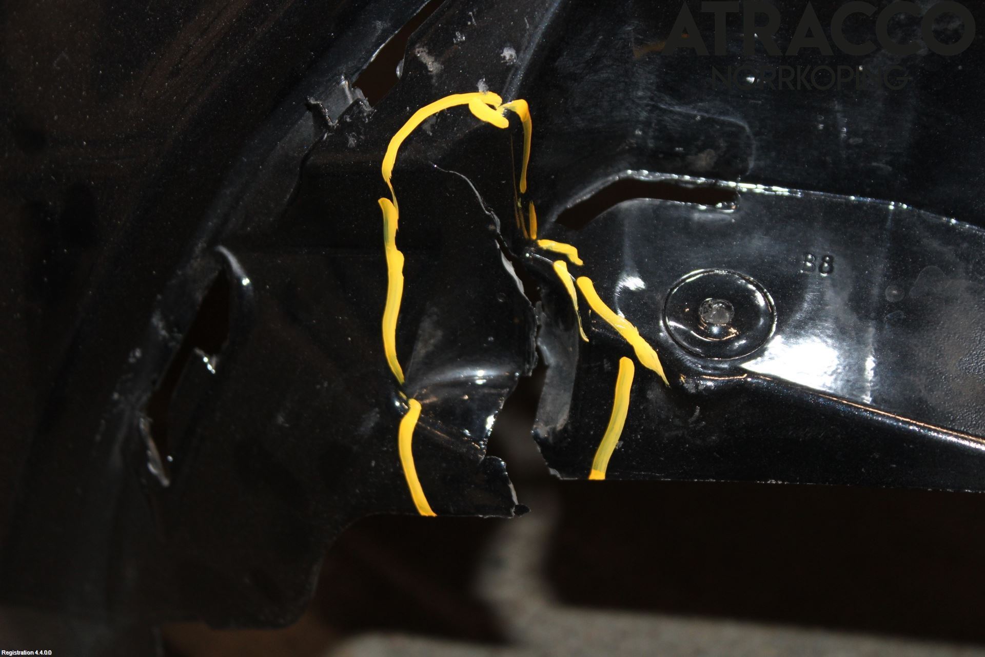 Ford FIESTA 09-12 Stötfångarbeklädnad Bak