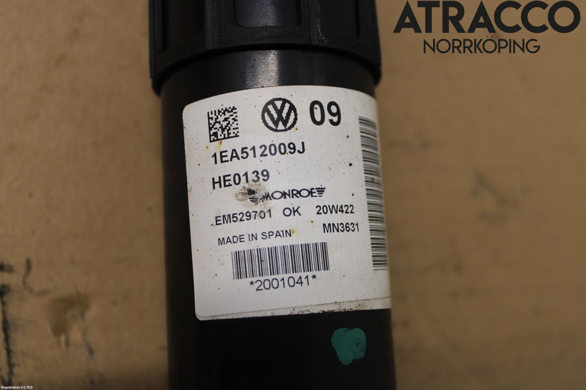Volkswagen VW ID.3 21- Stötdämpare Bak