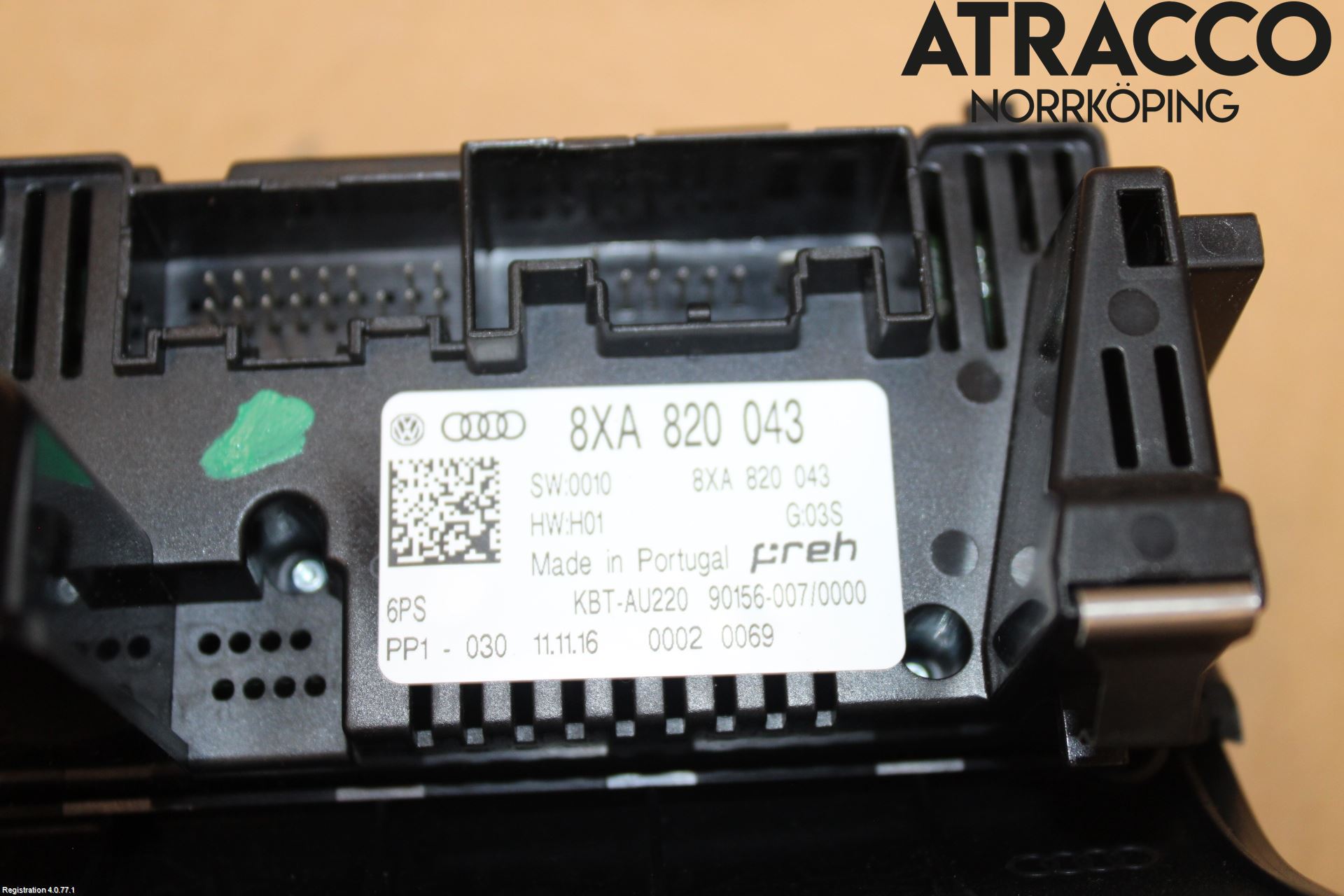 Audi A1/S1 11-18 Värmereglage