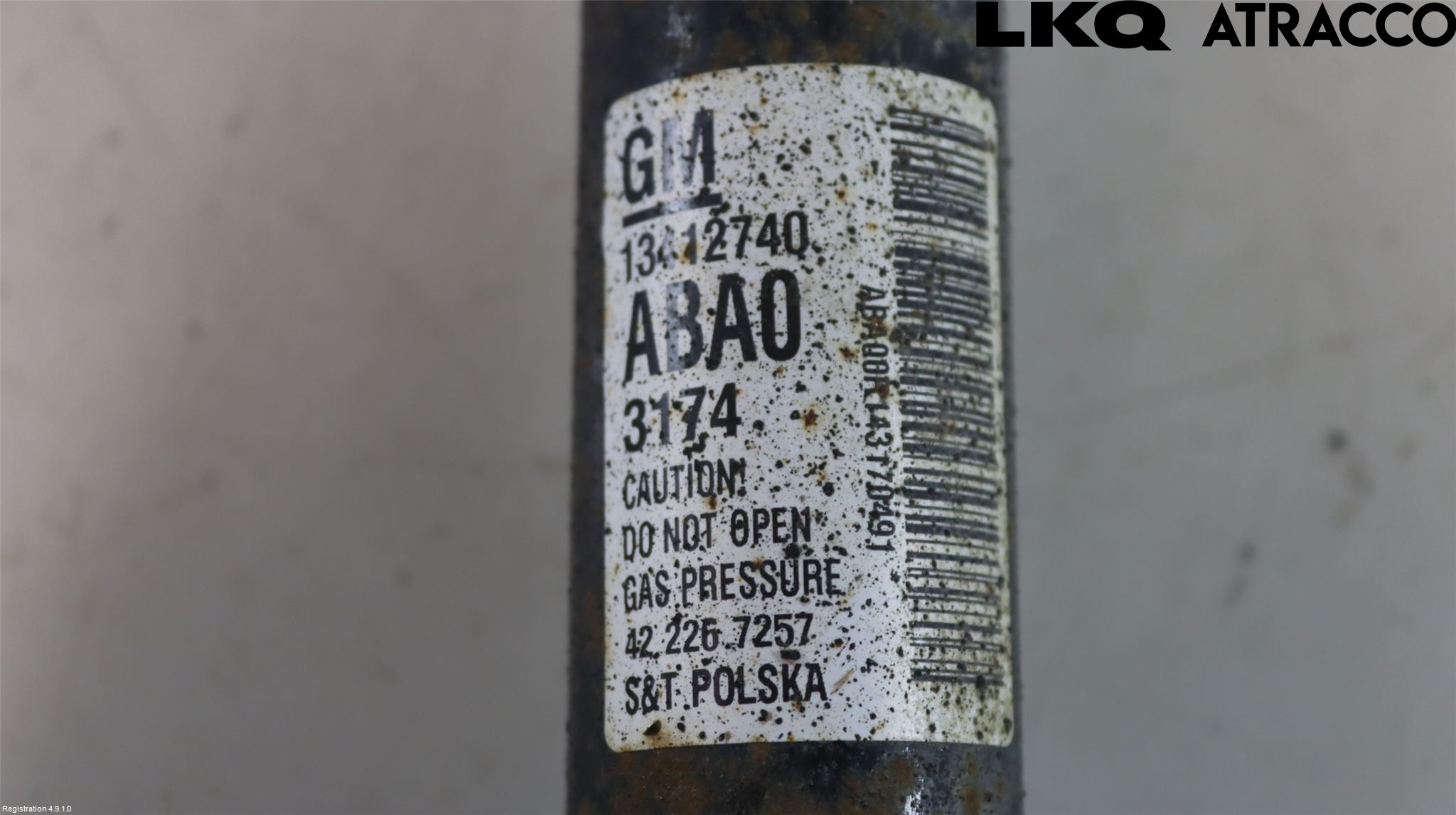 Opel ASTRA J 10-15 Stötdämpare Bak