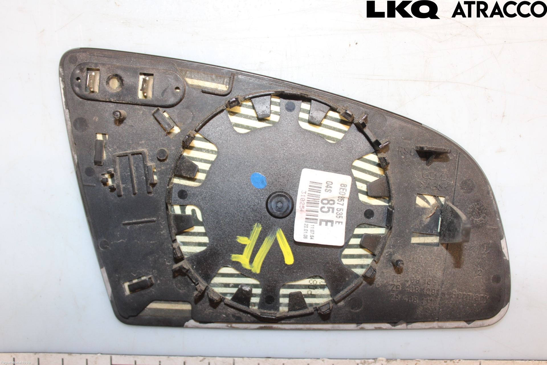 Audi A4/S4 05-07 Spegelglas Vä