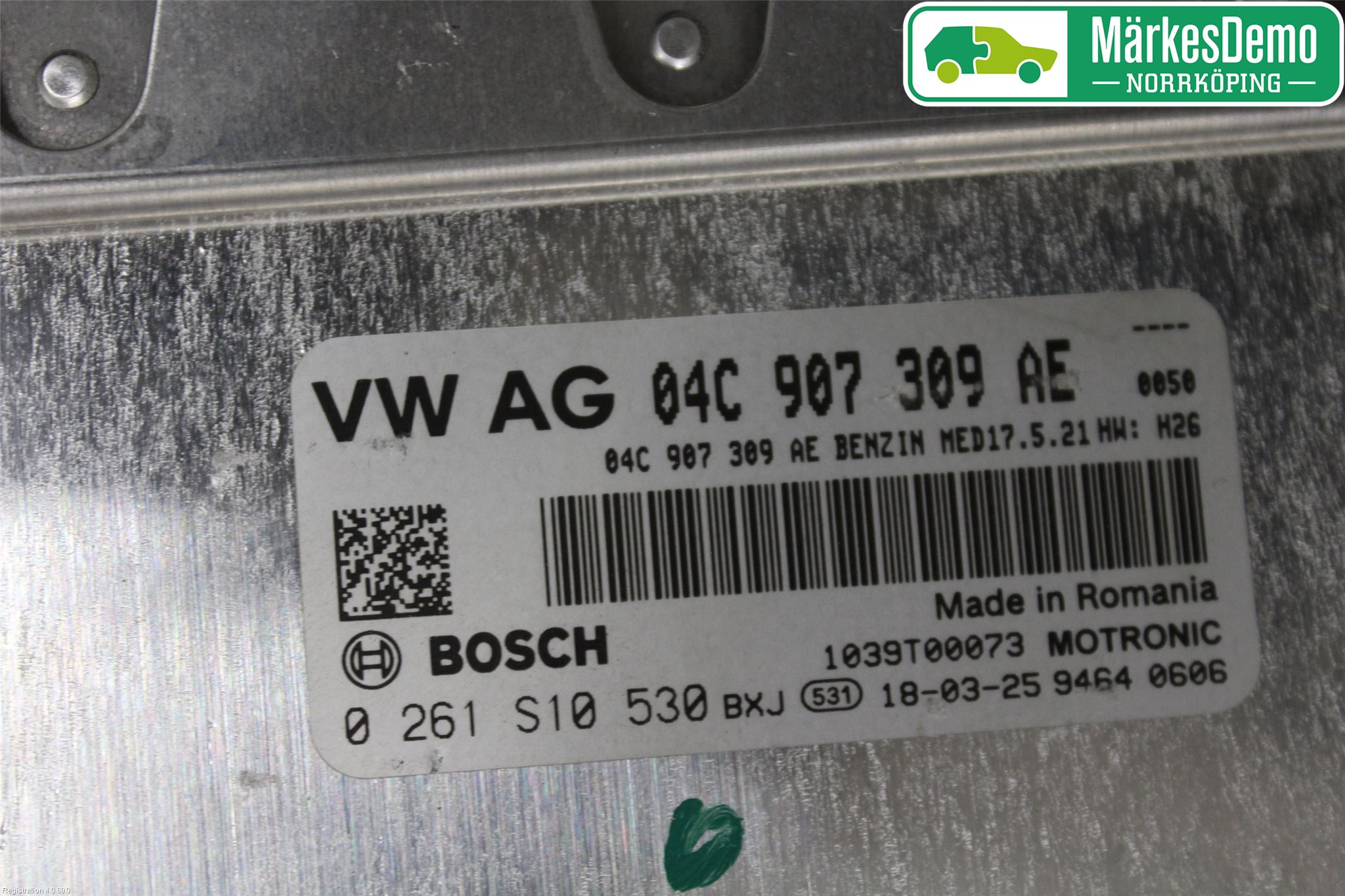 Volkswagen VW GOLF / E-GOLF VII 13-20 Styrenhet Insprut Bensin