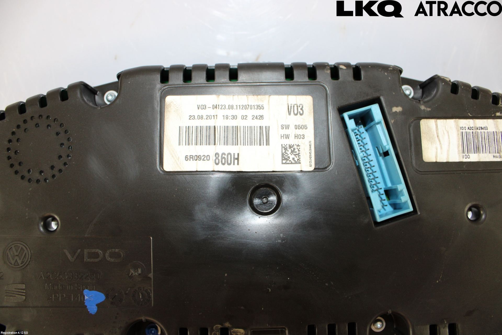 Volkswagen VW POLO 10-17 Instrument Komb