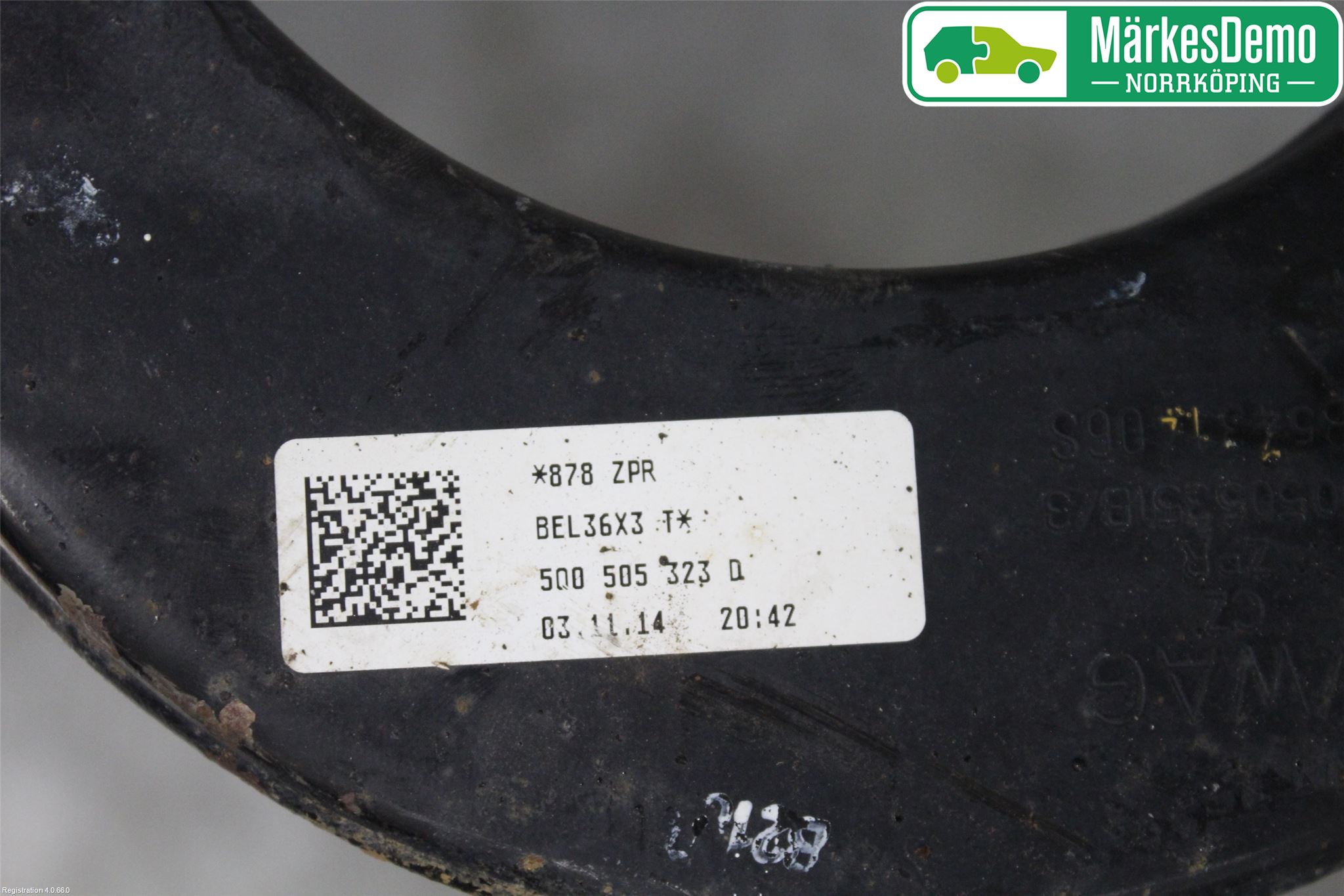 Volkswagen VW PASSAT 11-14 Bärarm Bak Övre Höger