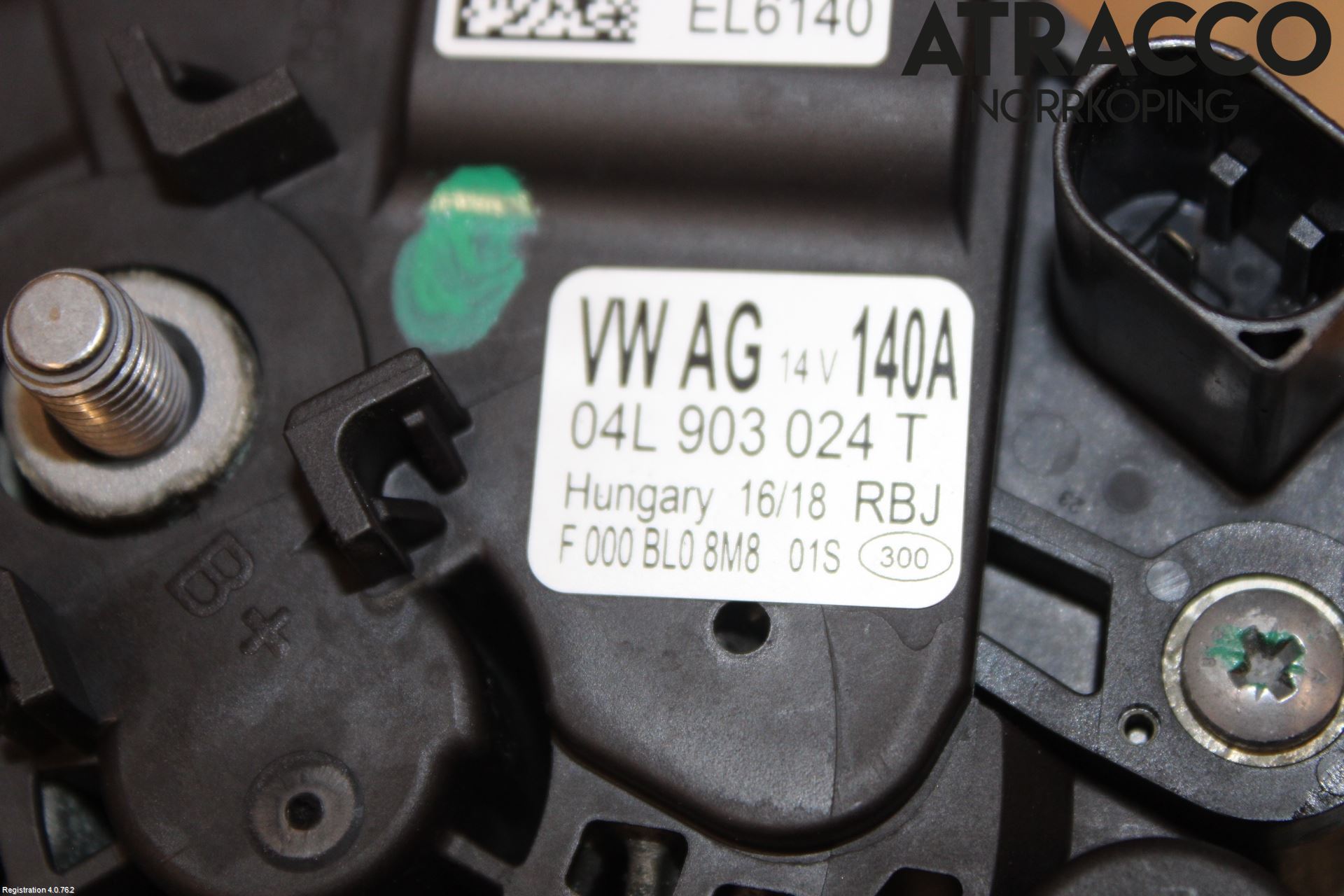 Volkswagen VW PASSAT 15-19 Generator