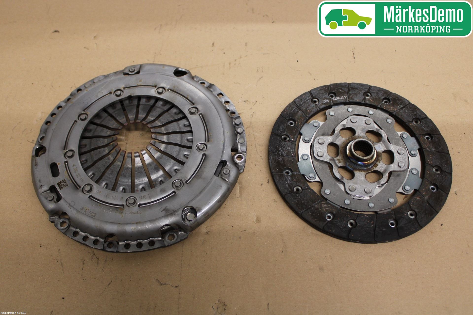 Volkswagen VW GOLF / E-GOLF VII 13-20 Koppling Tryckplatta