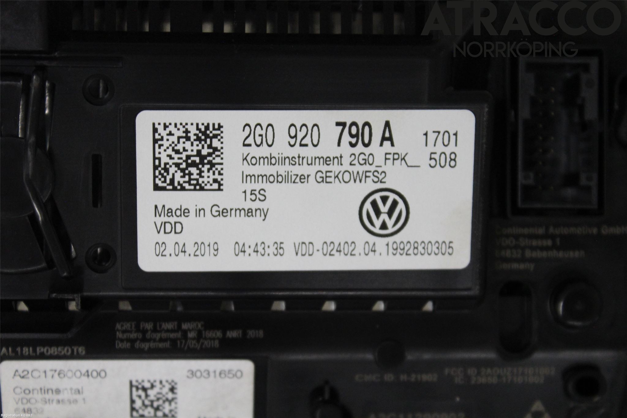 Volkswagen VW T-CROSS 19- Instrument Komb