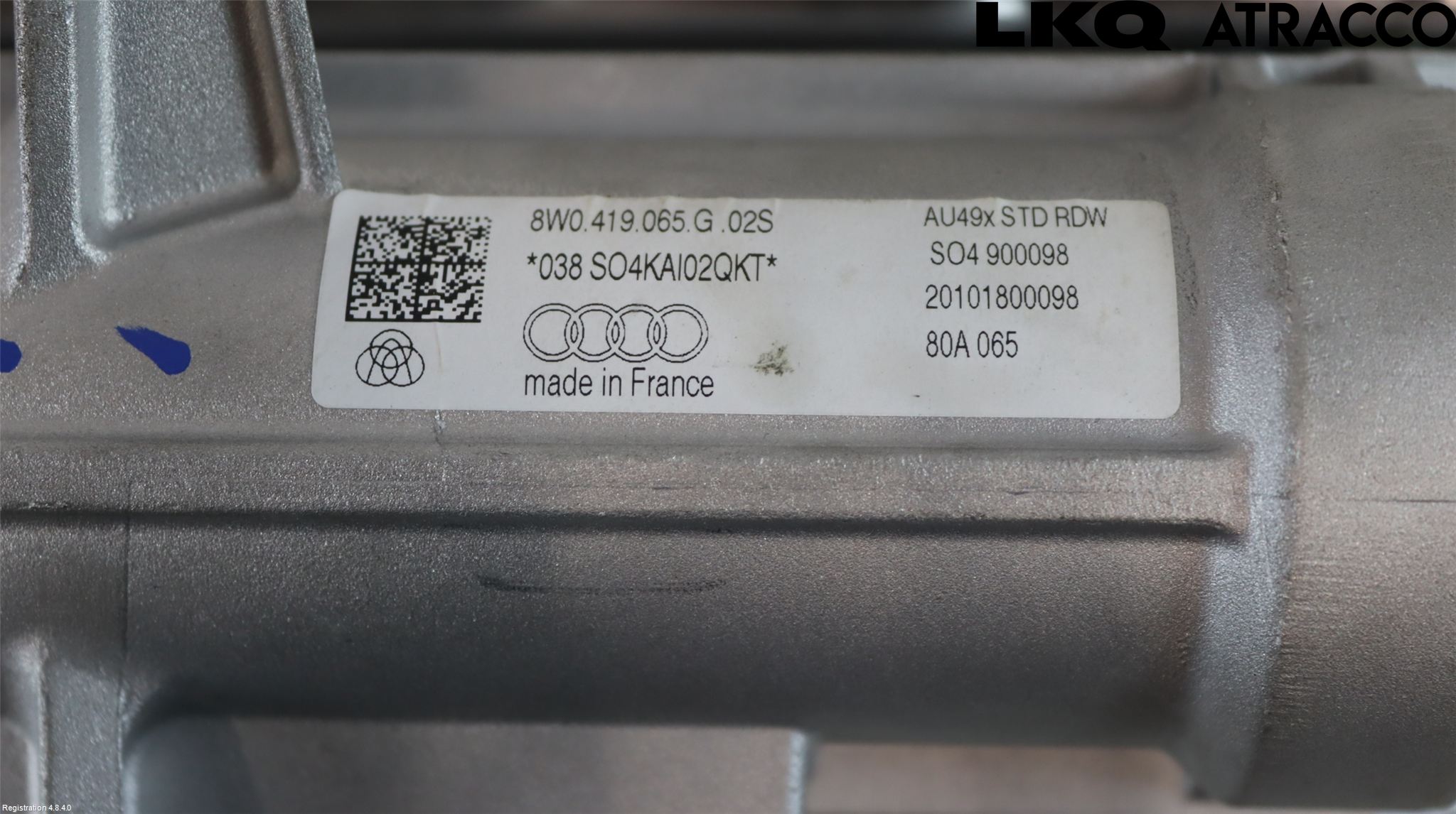 Audi A5 17- Rattaxelagg Justerbart