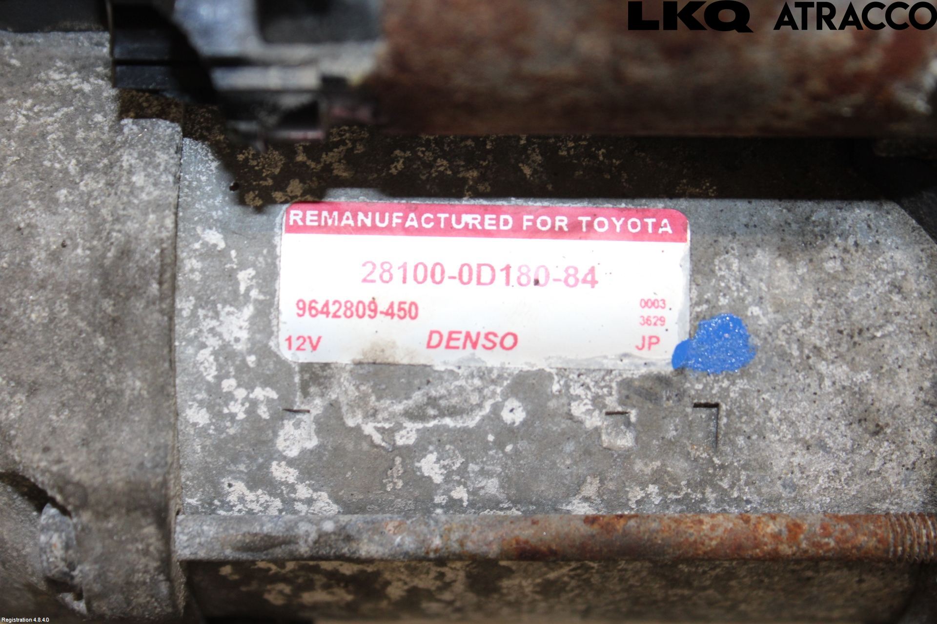 Toyota COROLLA VERSO 04-07 Startmotor