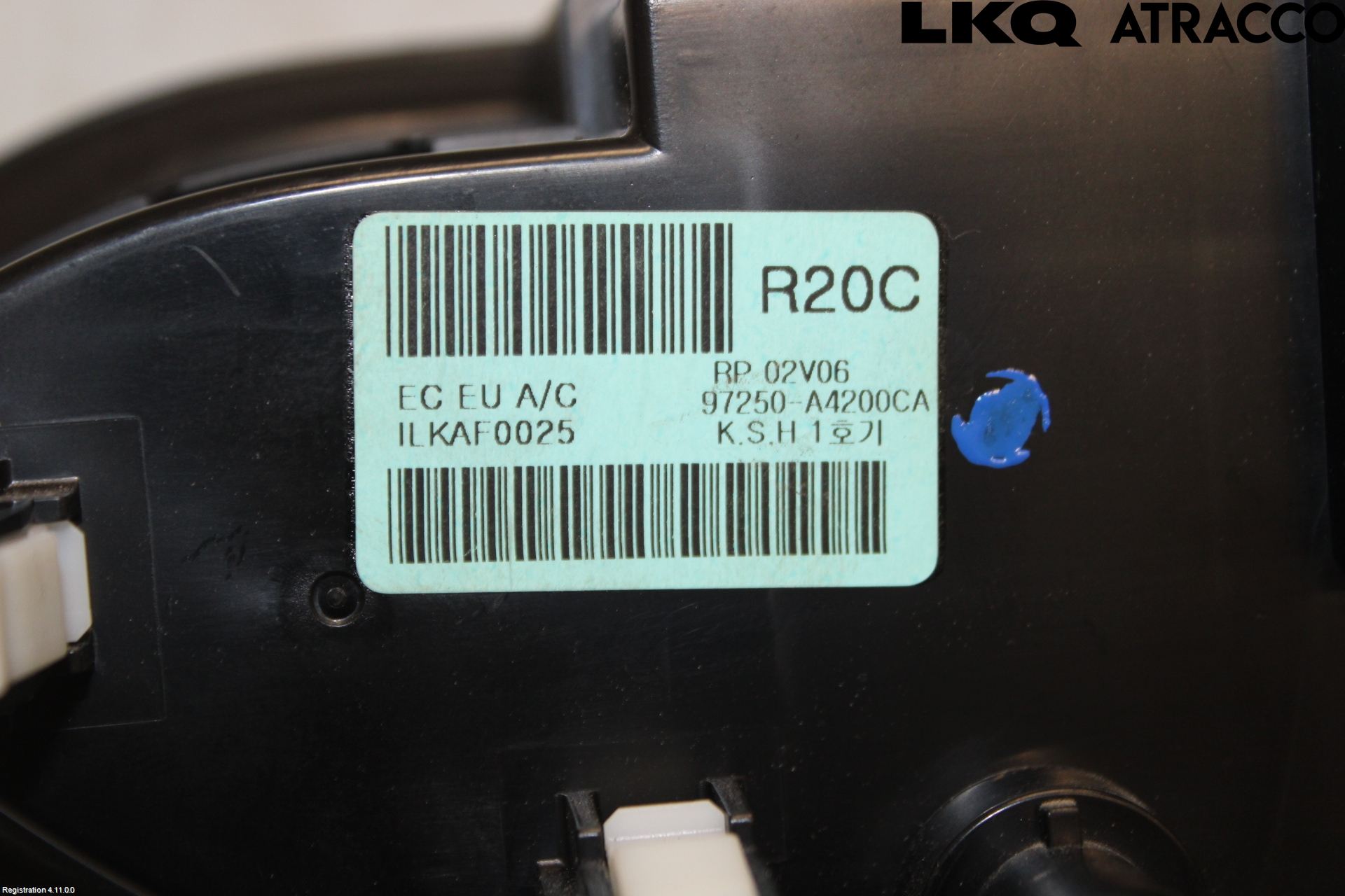 Kia CARENS III 13-19 Värmereglage