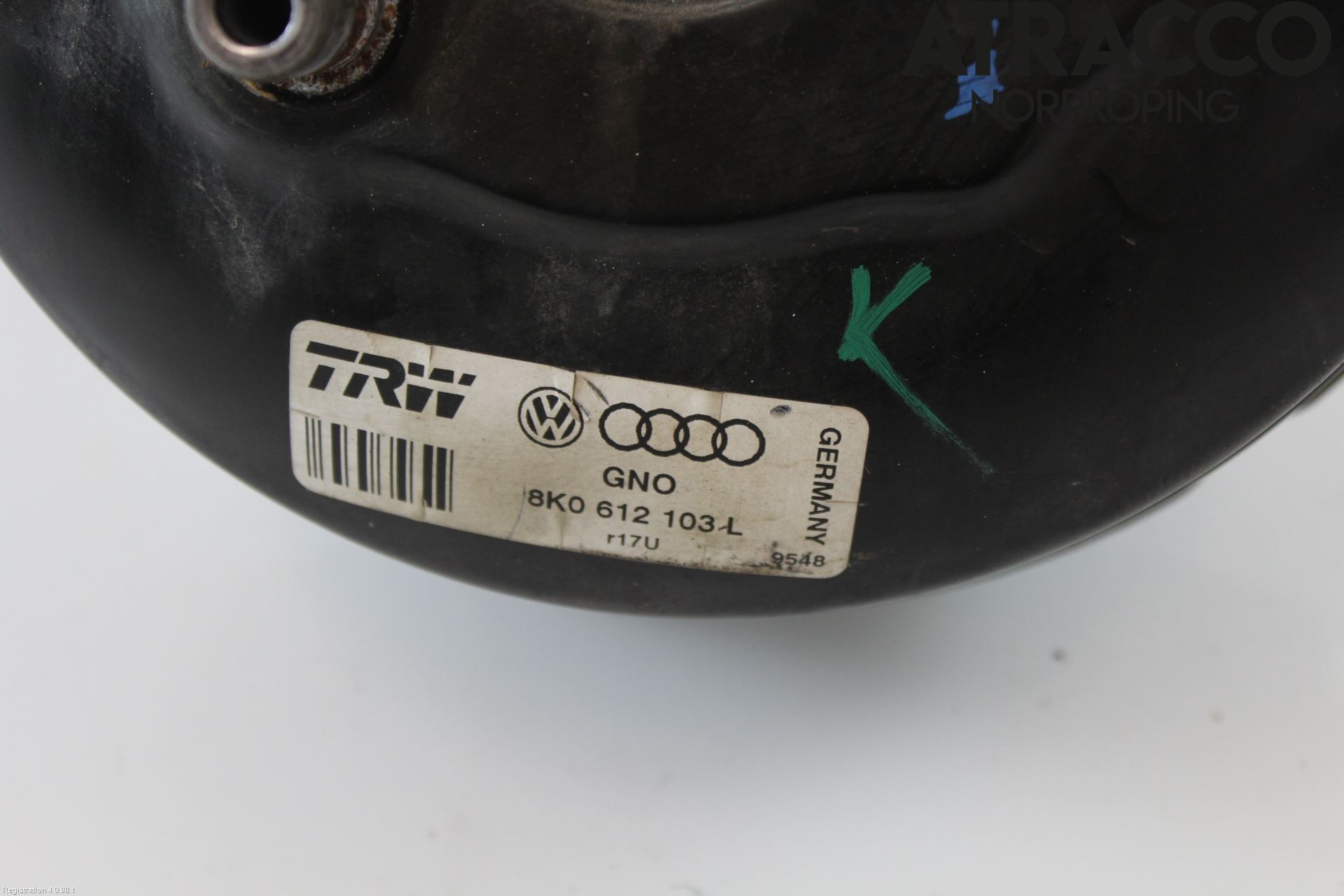 Audi A4/S4 08-11 Bromsservo