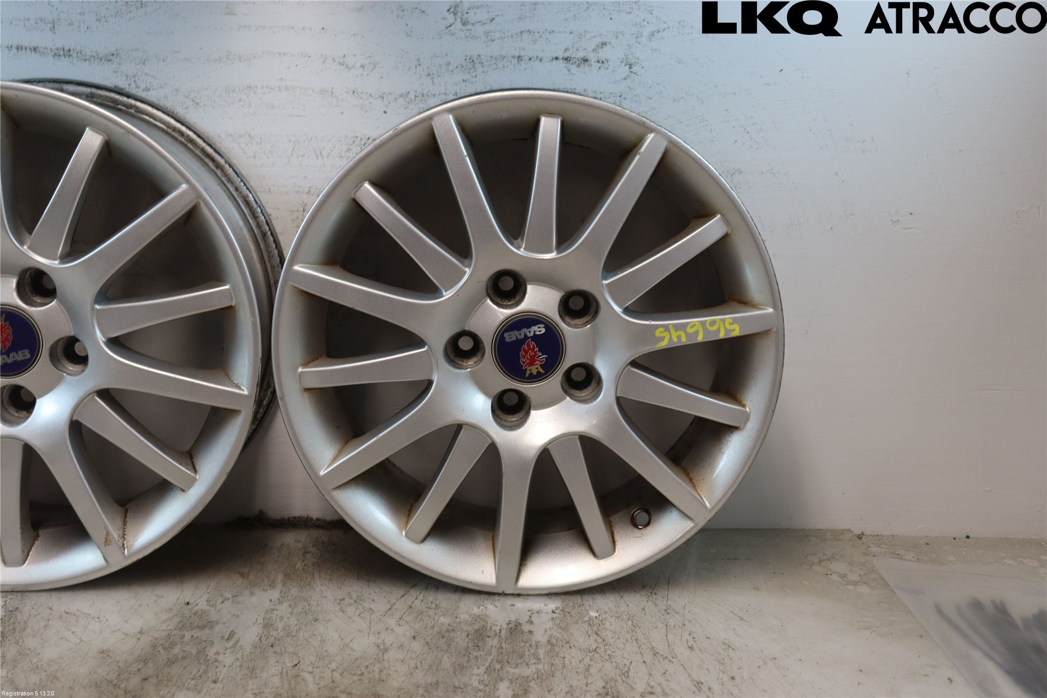 Saab 9-3 VER2/VER3 08-15 Fälgsats Aluminium