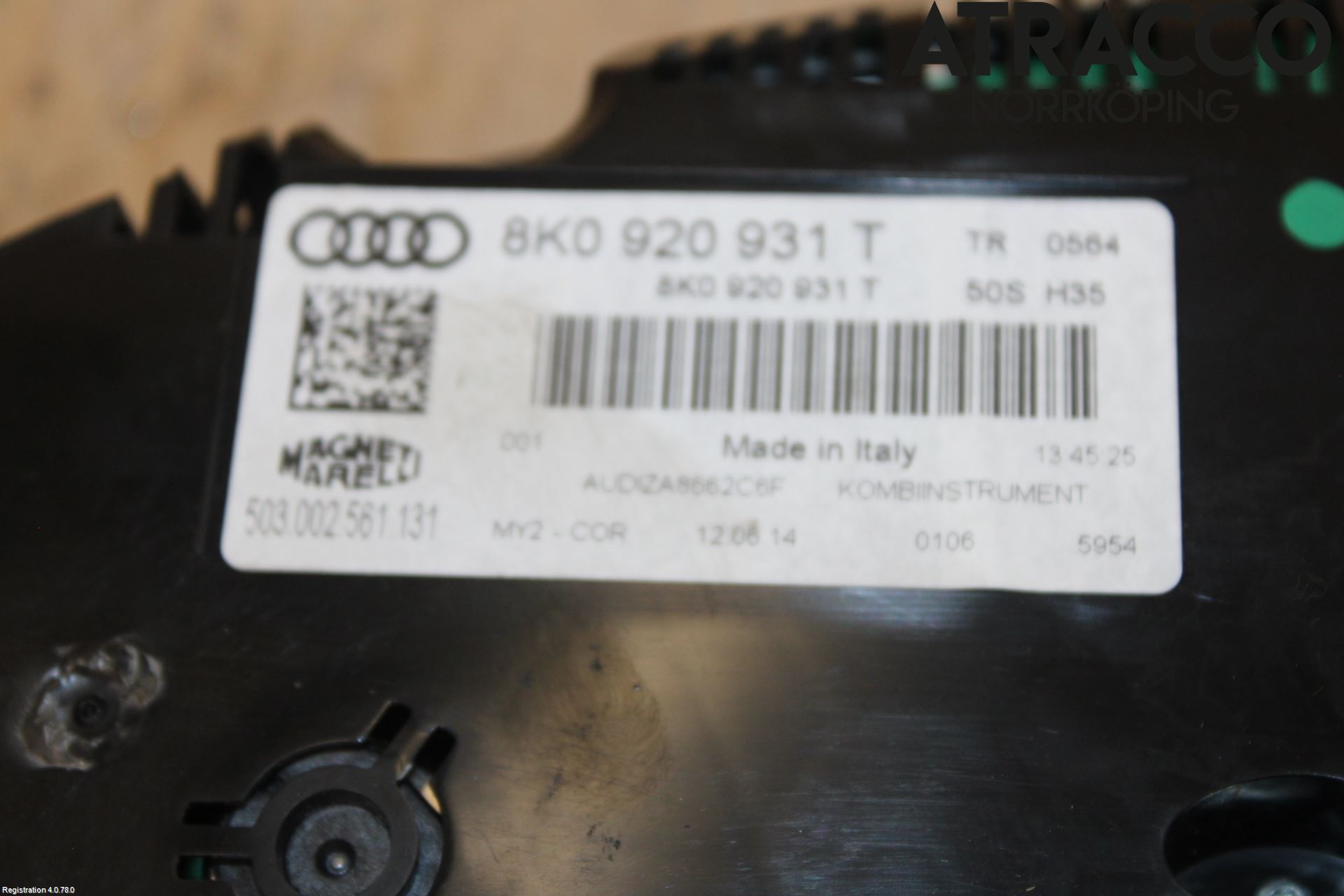 Audi A4 12-15 Instrument Komb