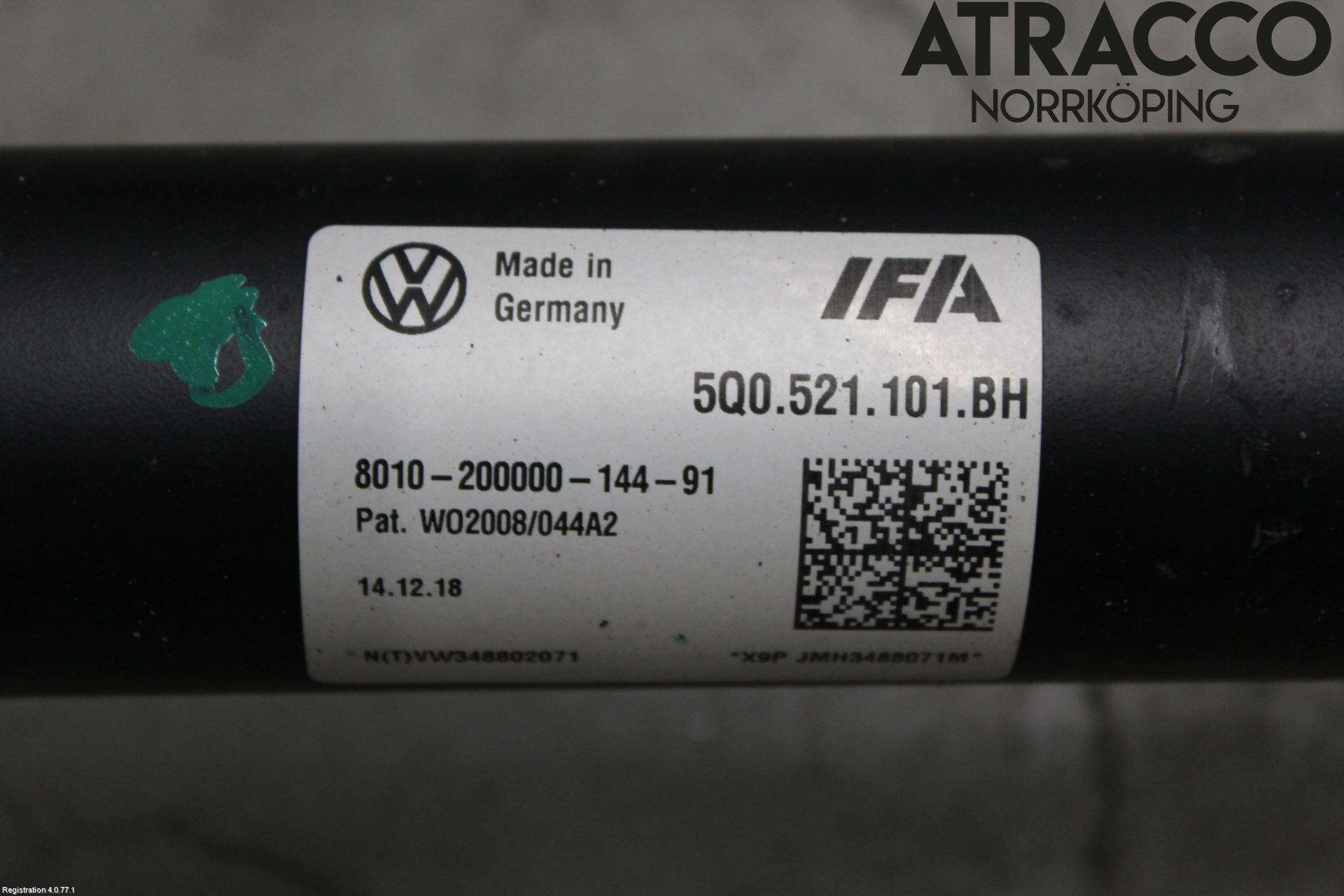 Volkswagen VW T-ROC 18- Mellanaxel Komp