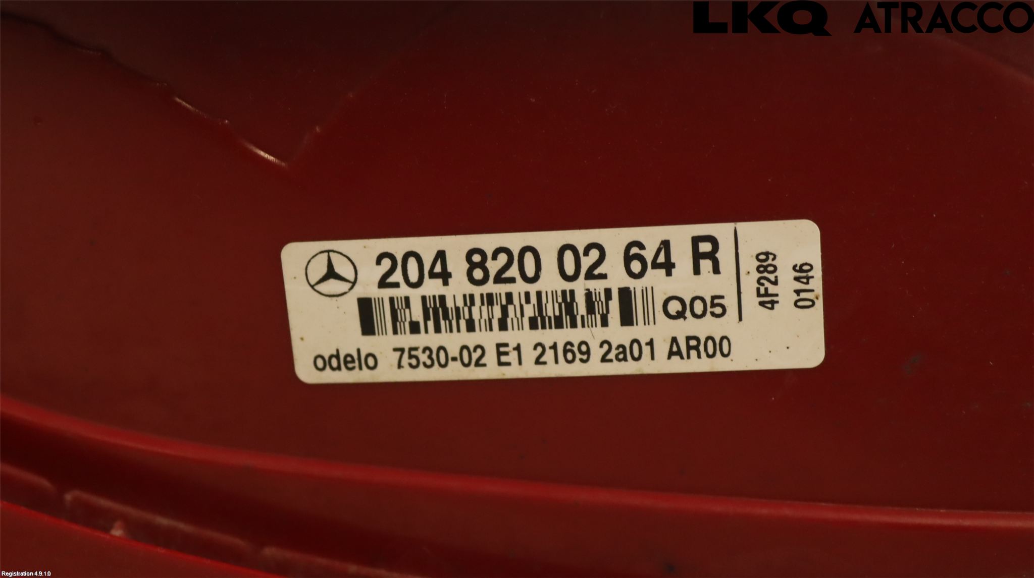 Mercedes-Benz MB C-KLASS (W204) 07-15 Bakljus Höger
