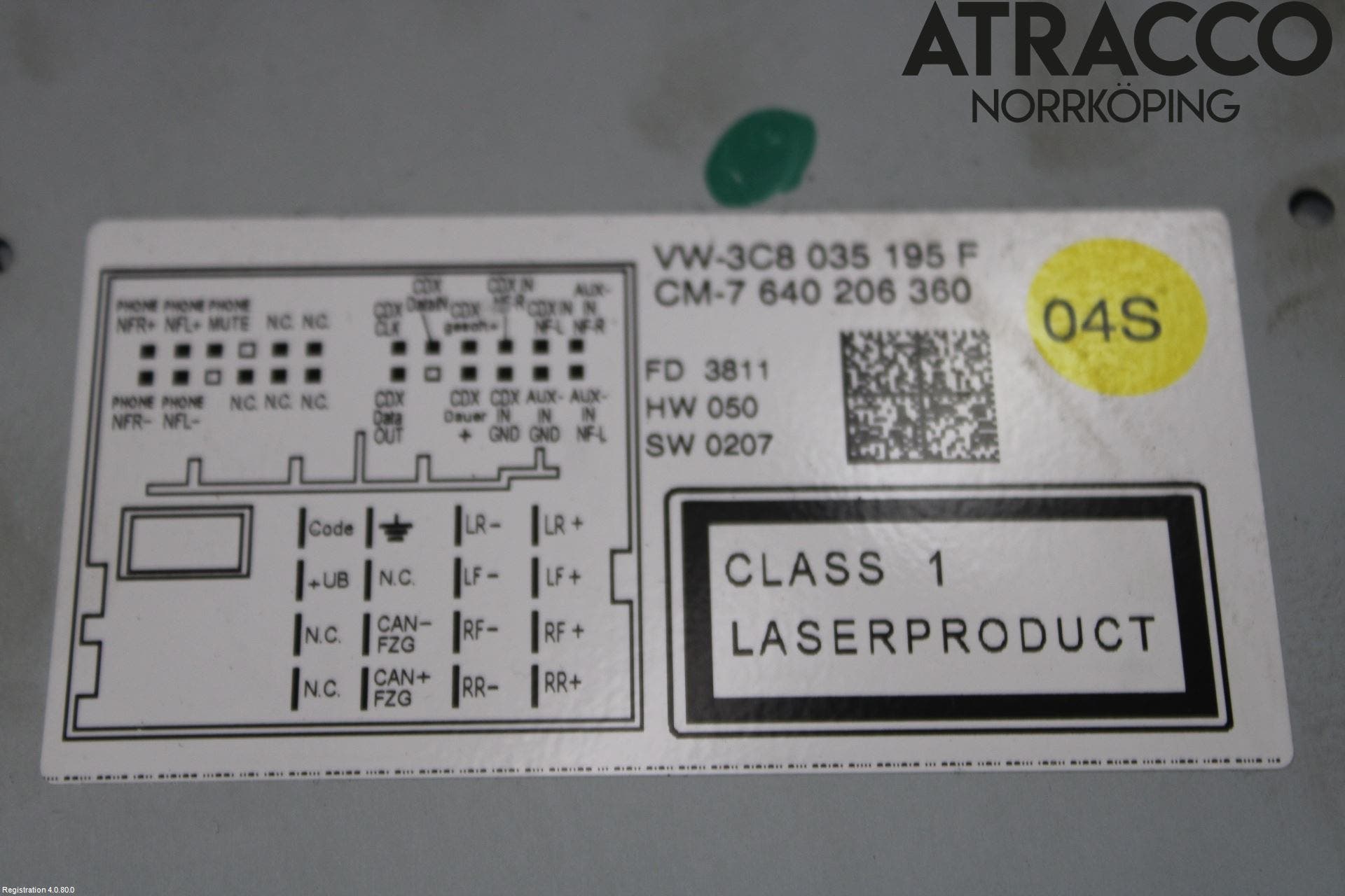 Volkswagen VW PASSAT 11-14 Cd Radio - Multimediapanel