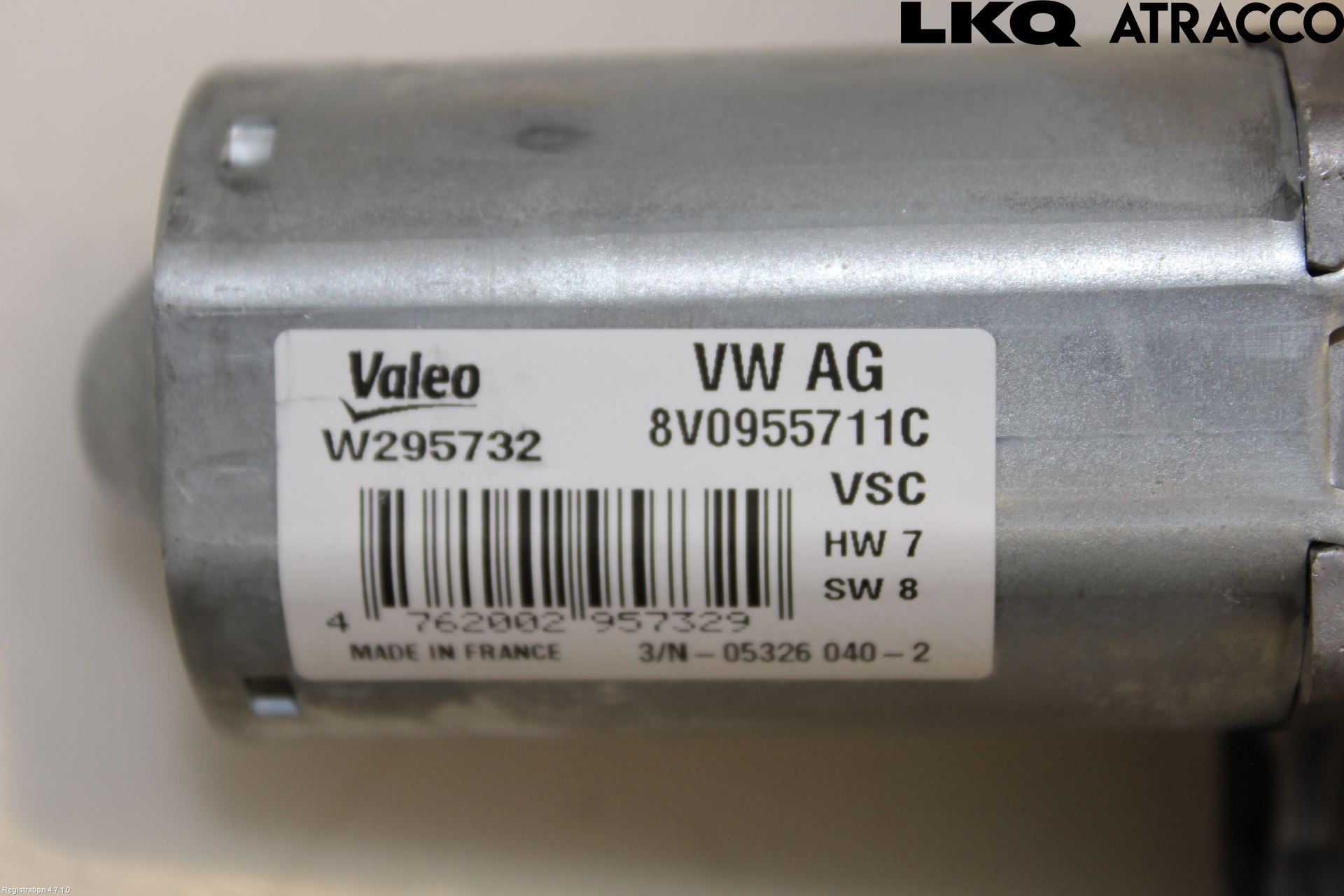 Audi Q4 E-TRON FZ 22- Torkarmotor Baklucka