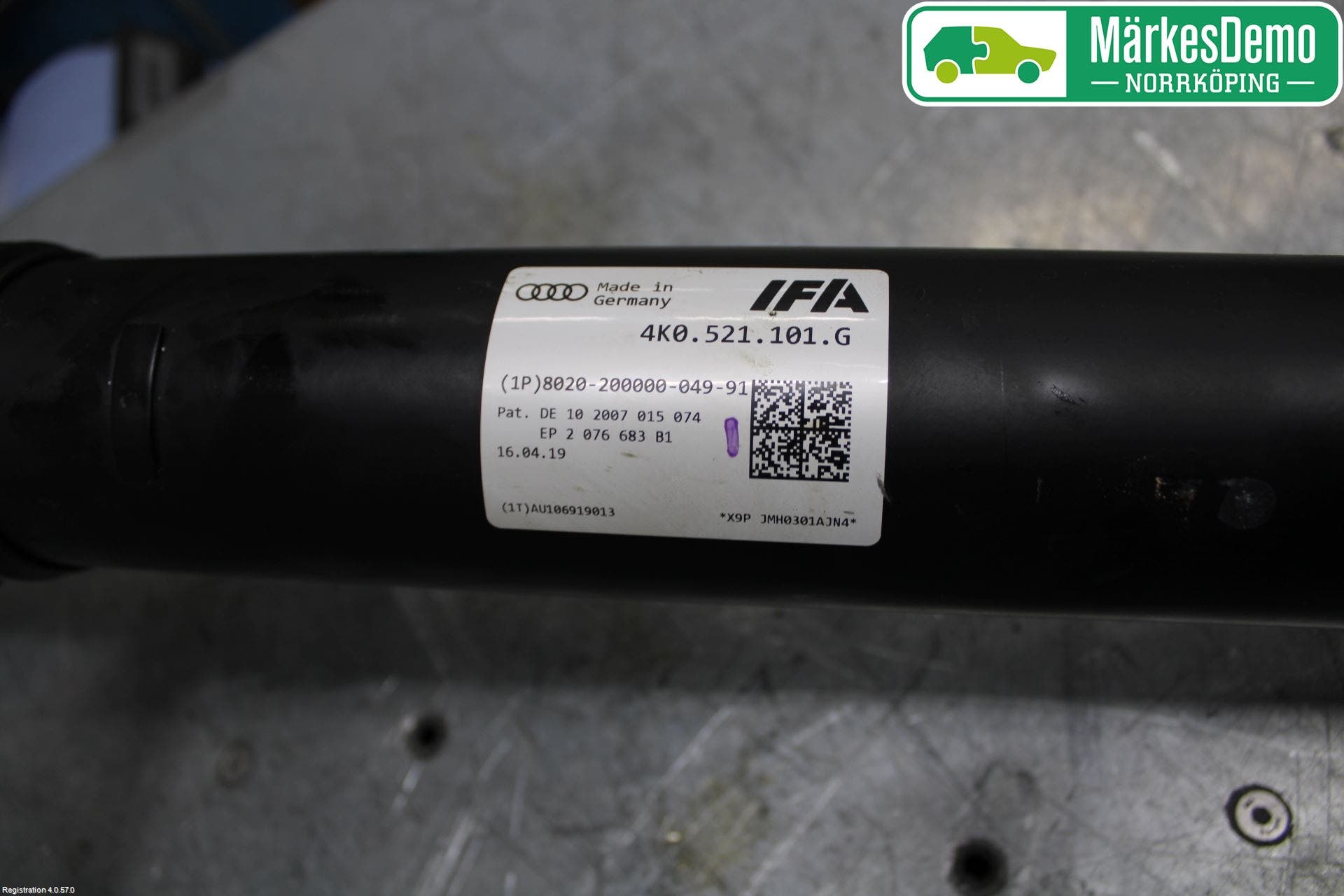 Audi A6 F2/C8 19- Mellanaxel Komp