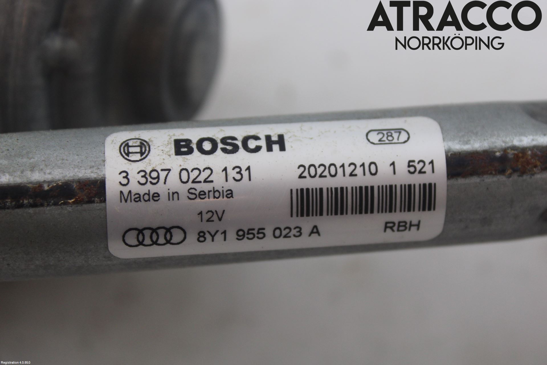 Audi A3/S3 8Y 21- Torkarmekanism Vindruta