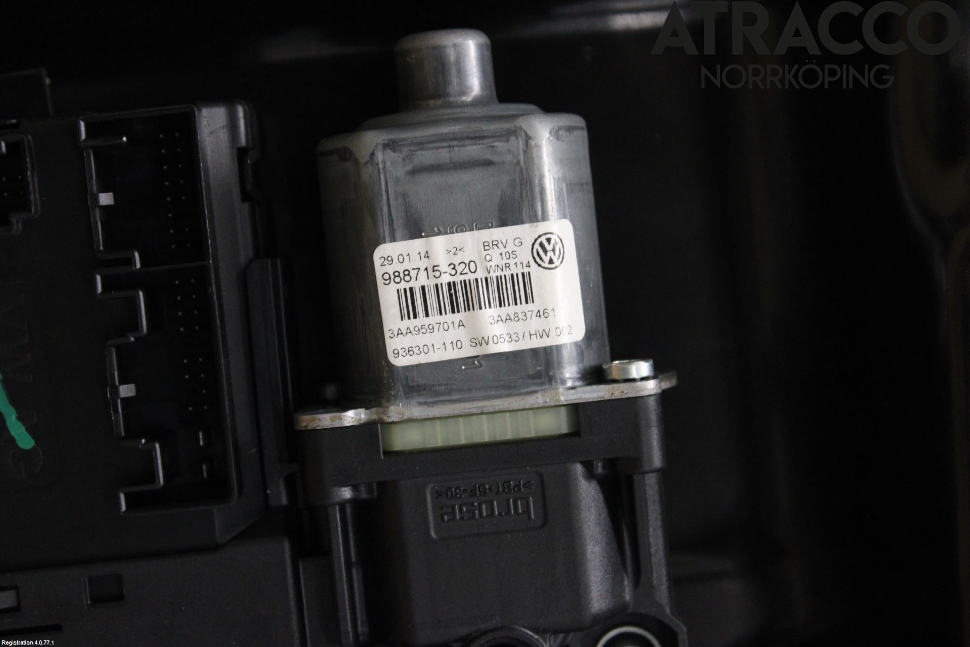 Volkswagen VW PASSAT 11-14 Fönsterhiss El Kompl