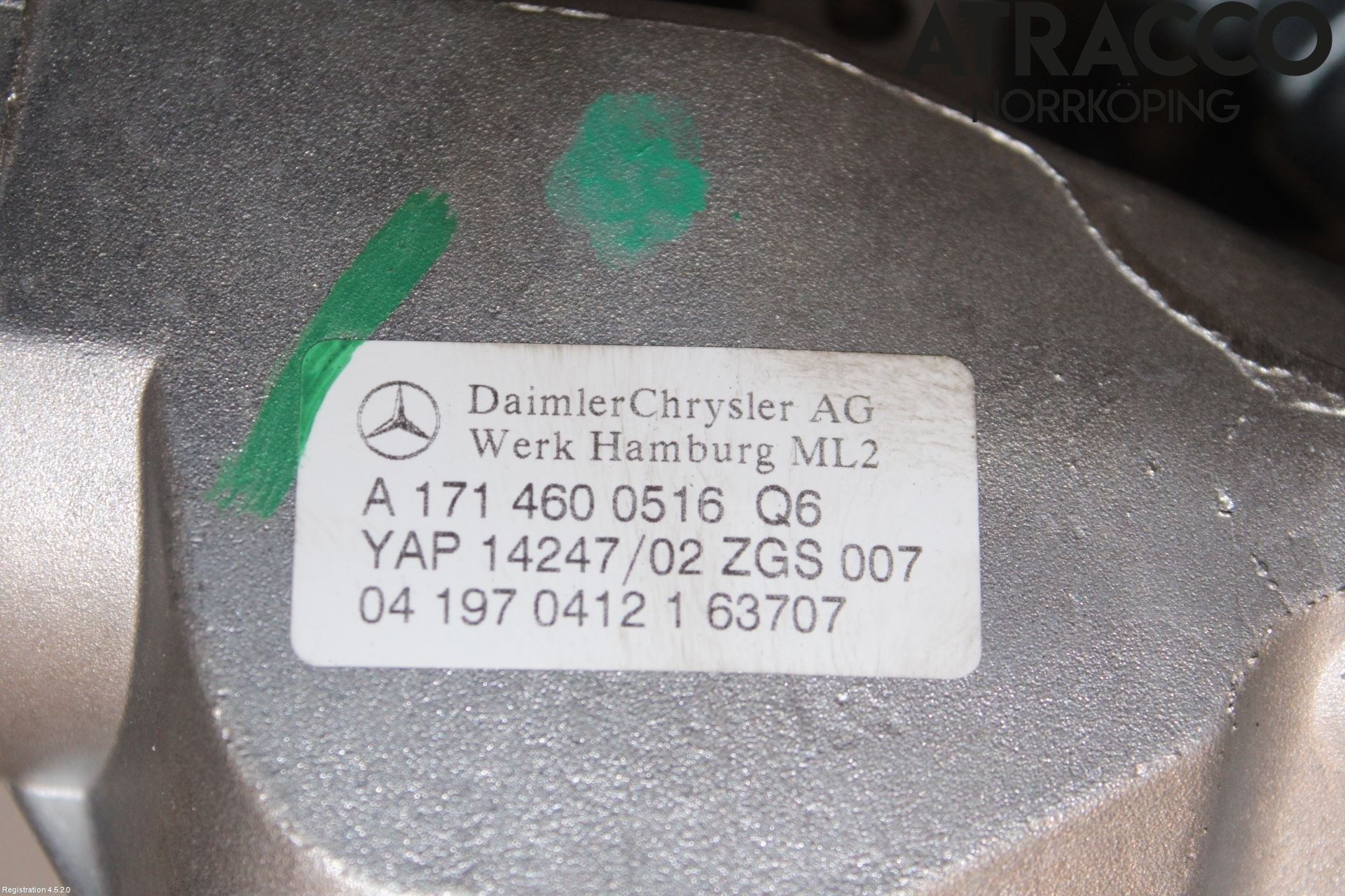 Mercedes-Benz MB SLK 200-350 (R171) 05-11 Rattaxelagg Justerbart