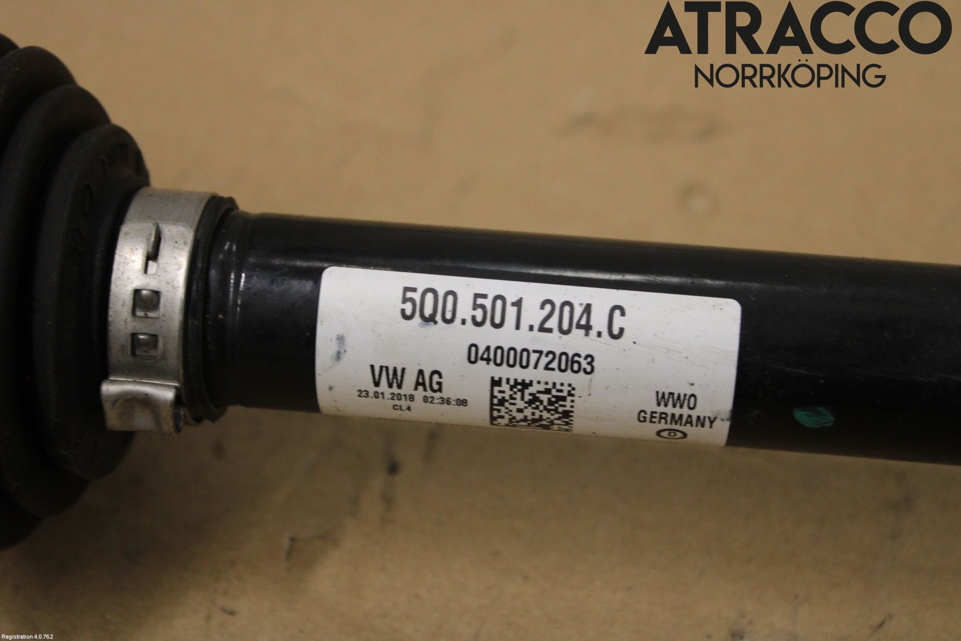 Audi Q2/SQ2 17- Drivaxel Bak Höger