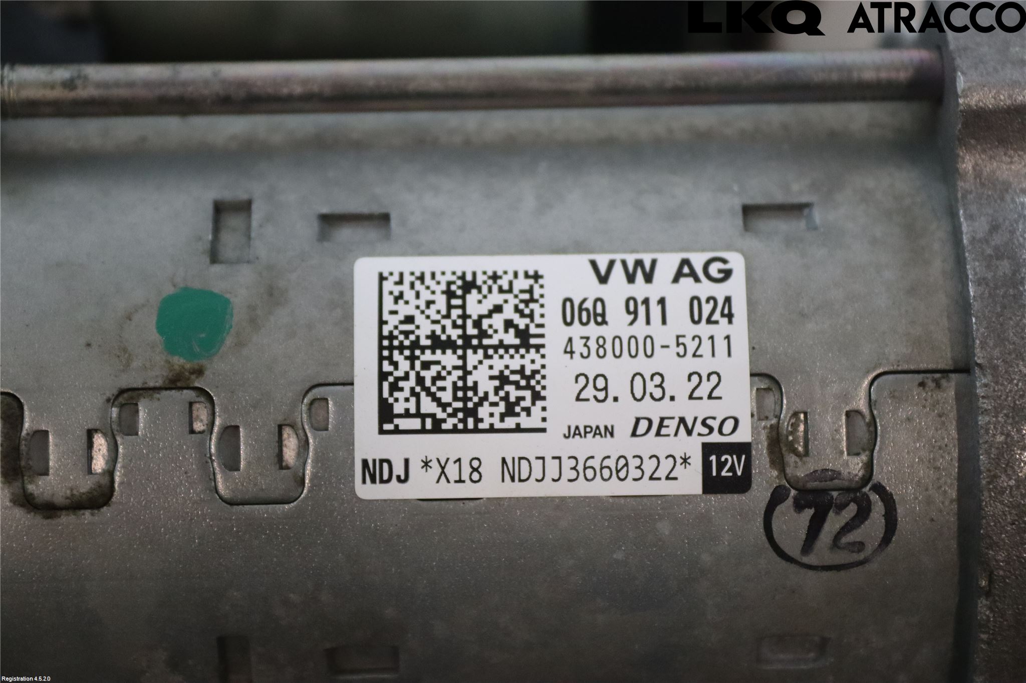 Audi A4/S4 B9 20- Startmotor