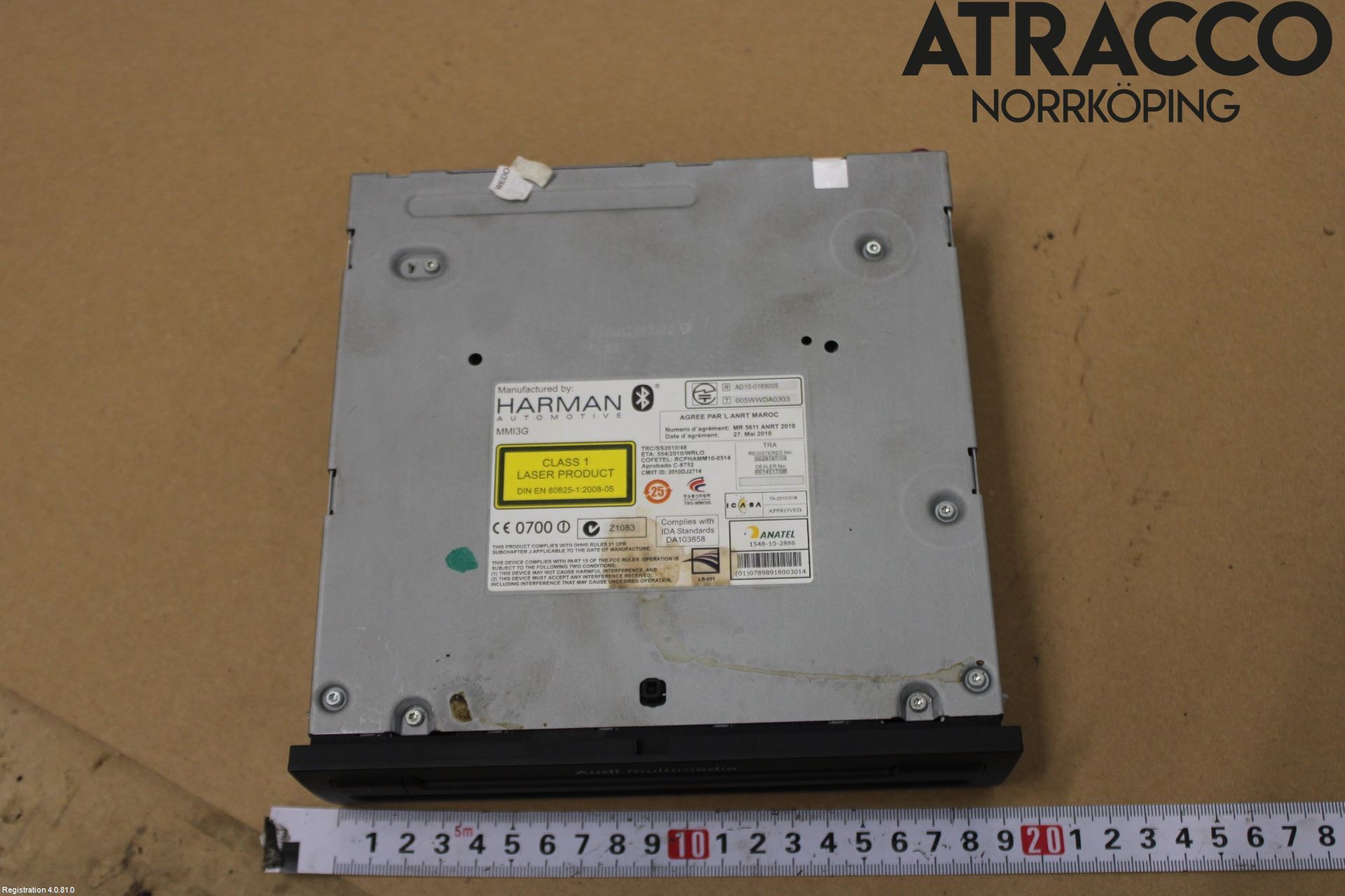 Audi A8/S8 4H 10-17 Cd Radio - Multimediapanel