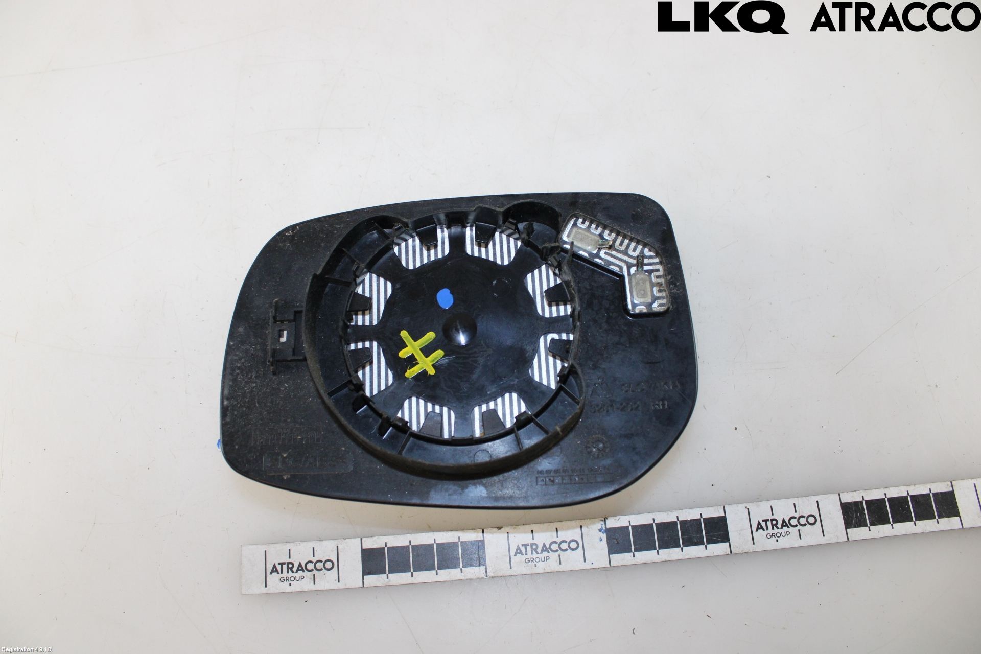 Toyota AURIS 10-12 Spegelglas Hö