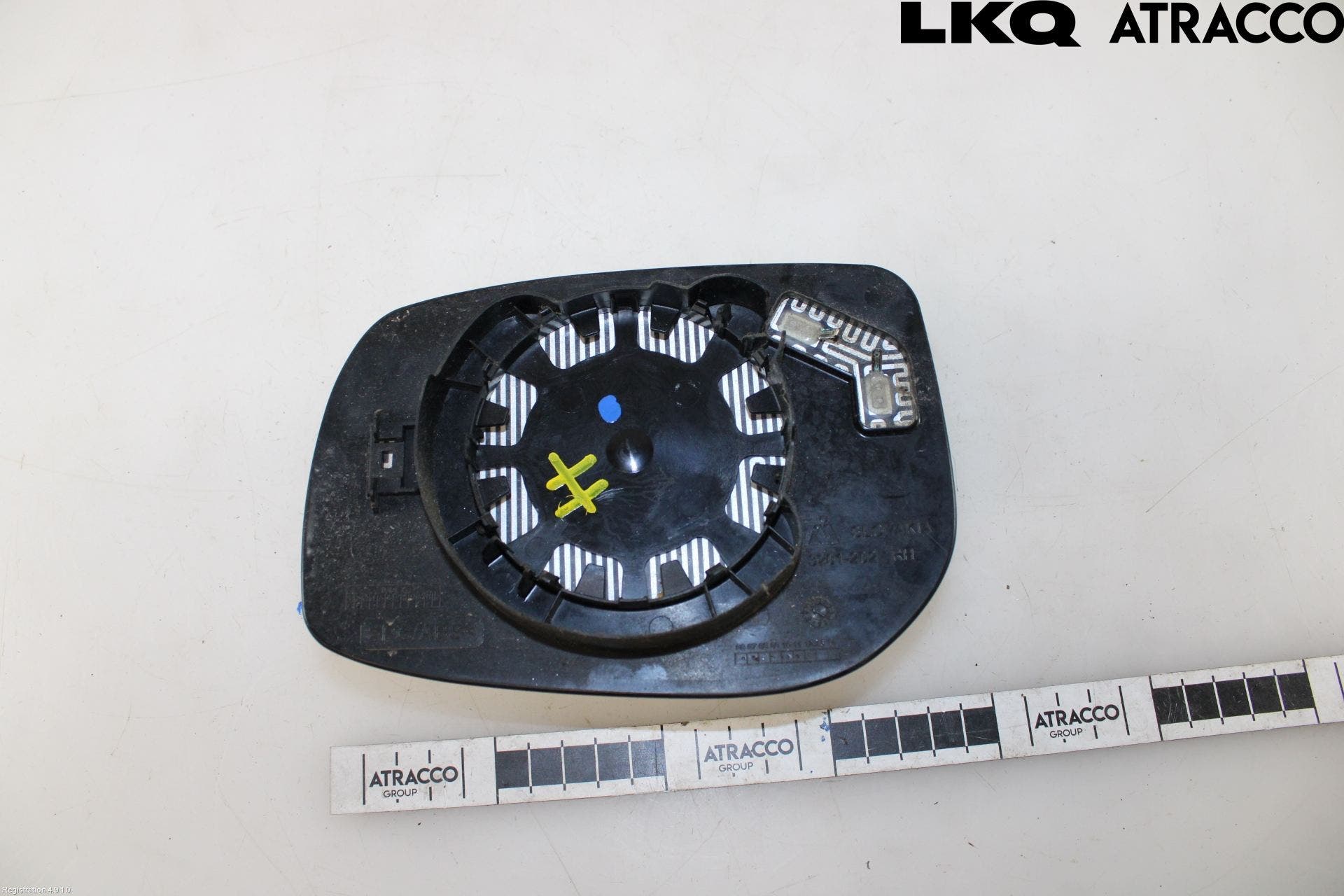 Toyota AURIS 10-12 Spegelglas Hö